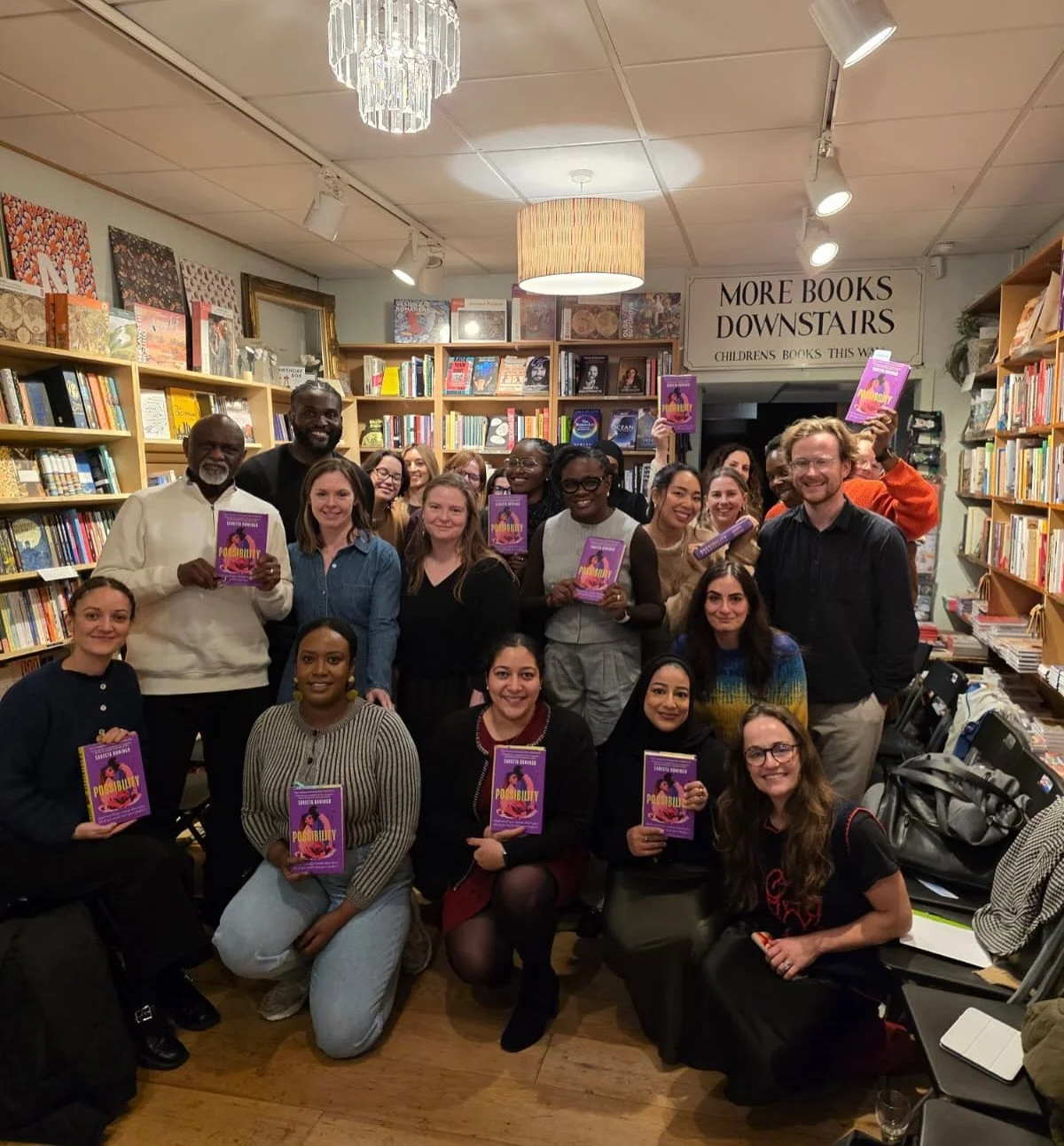 On Thursday night at @KirkdaleBookshop we discussed Possibility by Sareeta Domingo 💜

It was a beautiful evening in the company of Sareeta&rsquo;s family, friends and fans, filled with laughter and tears. 

Sareeta&rsquo;s immense impact will be fel
