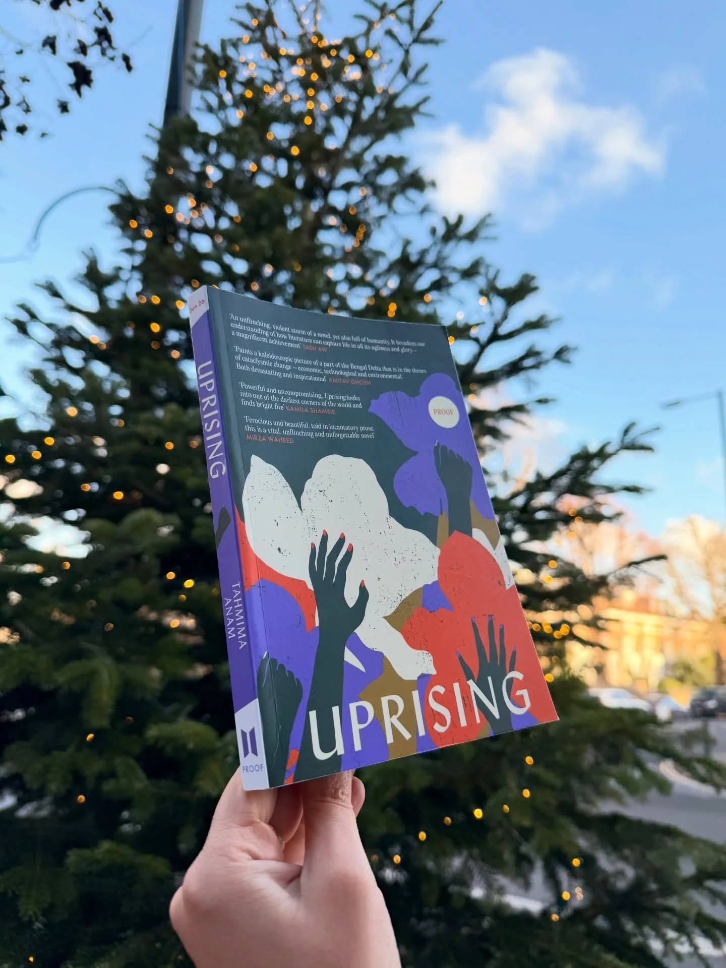 ✨2026 BOOK RELEASE✨
Review from @ostomateforlife: 
Uprising by Tahmima Anam 
📕📕📕📕📕 

This is exactly how you land a powerful knockout in such a short book. 

Uprising is about a small sinking island off the coast of mainland Bangladesh which is 