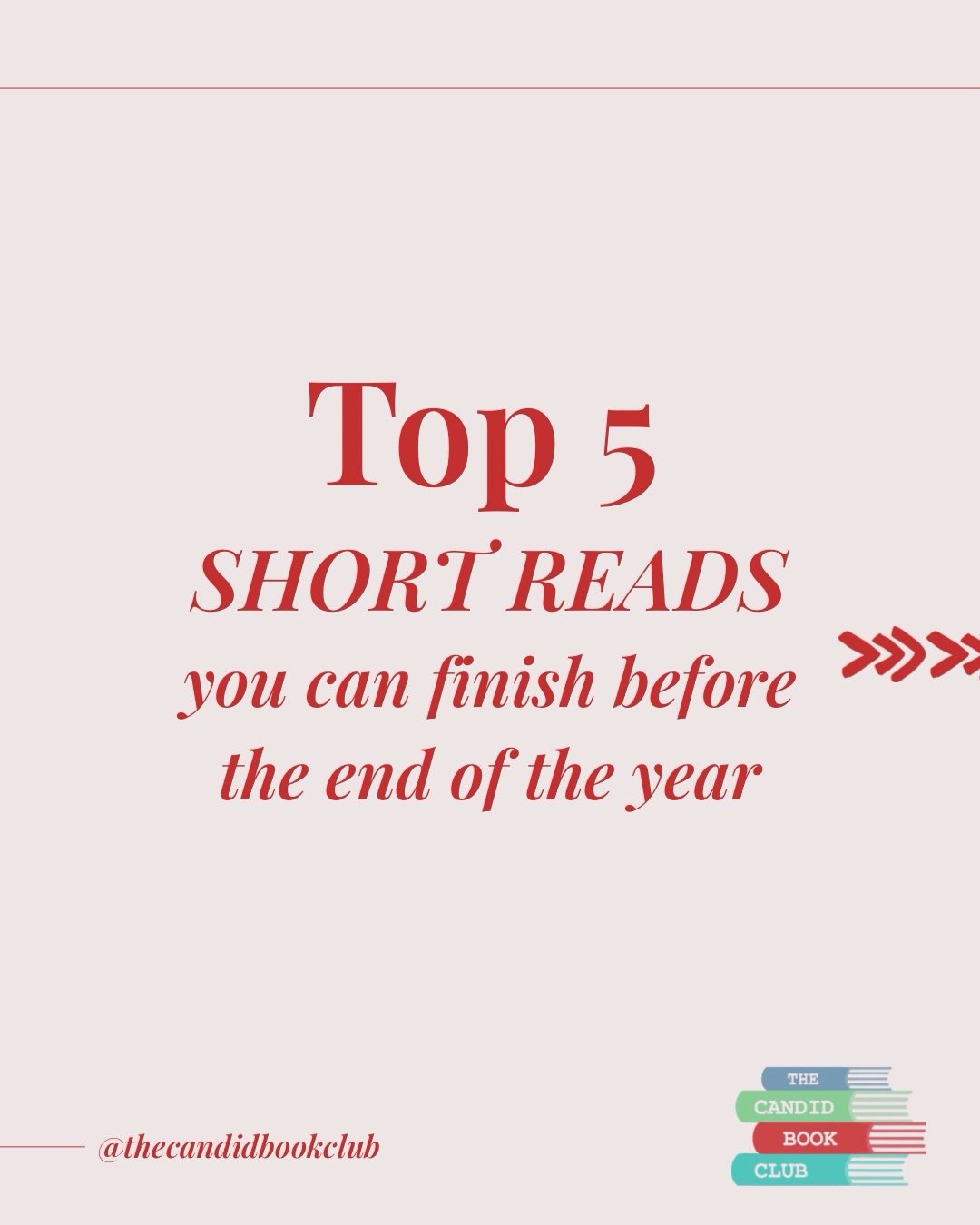 📚SHORT BOOKS THAT PACK A PUNCH📚

Whether you&rsquo;re looking to pass the time between now and the new year or you&rsquo;re trying to hit your reading goal&hellip;we&rsquo;ve got you! 
Check out these SHORT and IMPACTFUL fiction, non-fiction and po