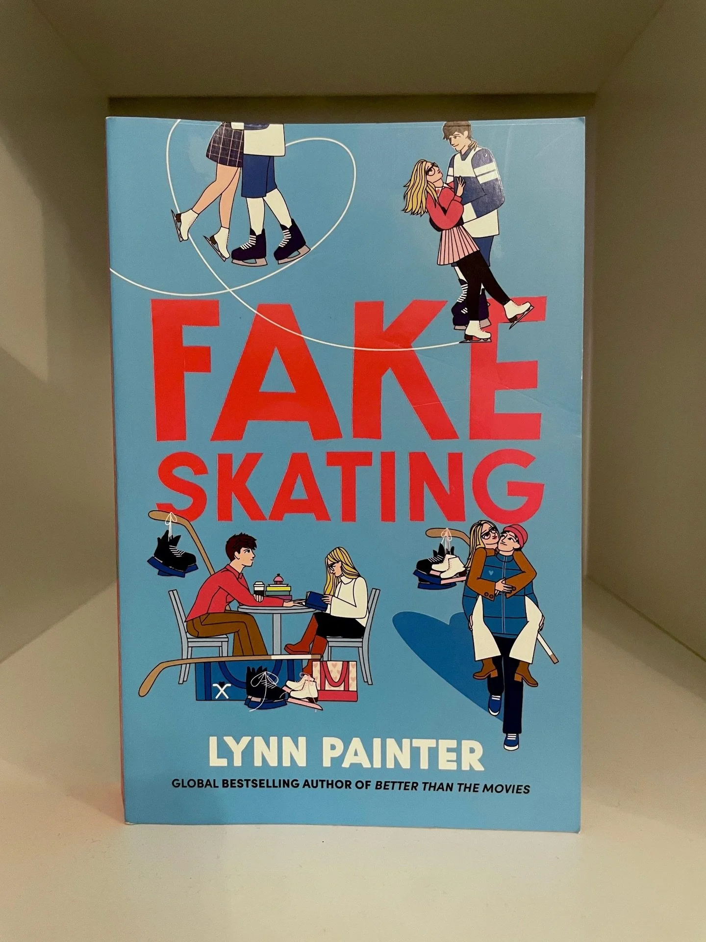 Review From @ostomateforlife: 
Fake Skating by Lynn Painter 
📗📗 

I saw this book on offer and as I&rsquo;ve previously enjoyed Painter&rsquo;s work, I  thought I was onto a winner right? Wrong! This book was longer than it should have been and I&r
