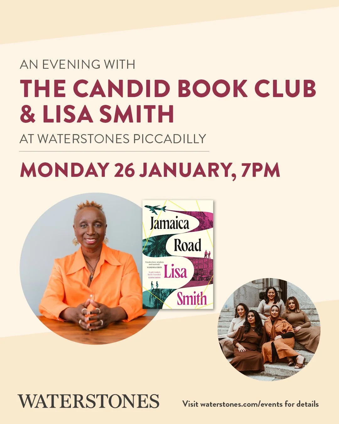 Candid Conversations with Lisa Smith at Waterstones Piccadilly