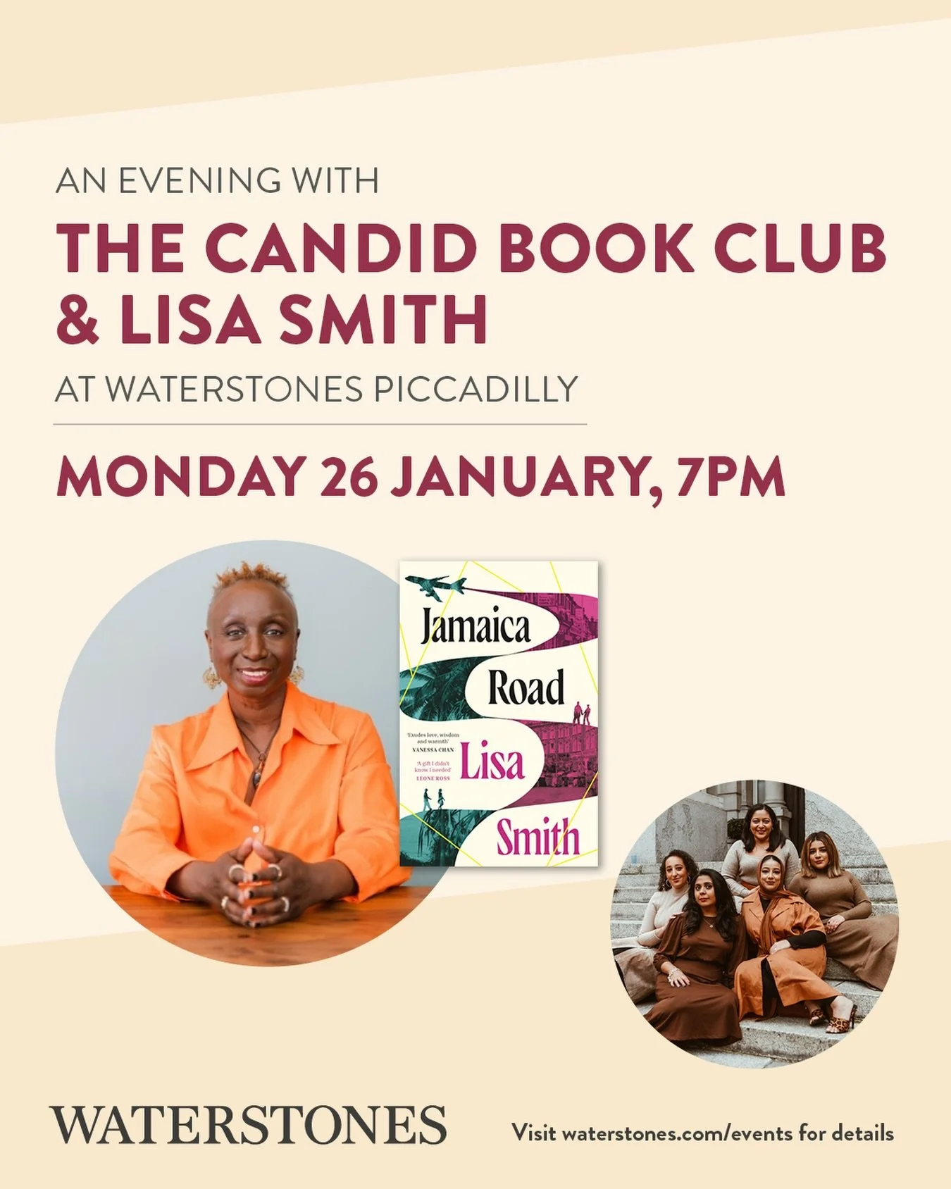 📣📣EVENT ANNOUNCEMENT📣📣
📚 Candid Conversations with Lisa Smith

Mark your diaries for the first Candid book club of 2026, taking place&nbsp;at&nbsp;Waterstones Piccadilly&nbsp;this&nbsp;month!

Join us for a classic Candid book club discussion, i