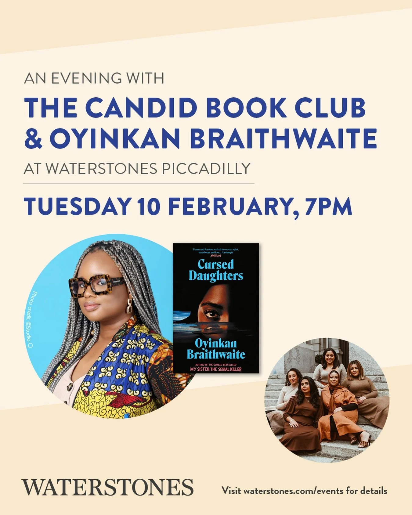 📣📣EVENT ANNOUNCEMENT📣📣
📚 Candid Conversations with Oyinkan Braithwaite

Bringing you our SECOND Candid book club of 2026, taking place&nbsp;at&nbsp;Waterstones Piccadilly&nbsp;in February!

Join us for a classic Candid book club discussion, in t