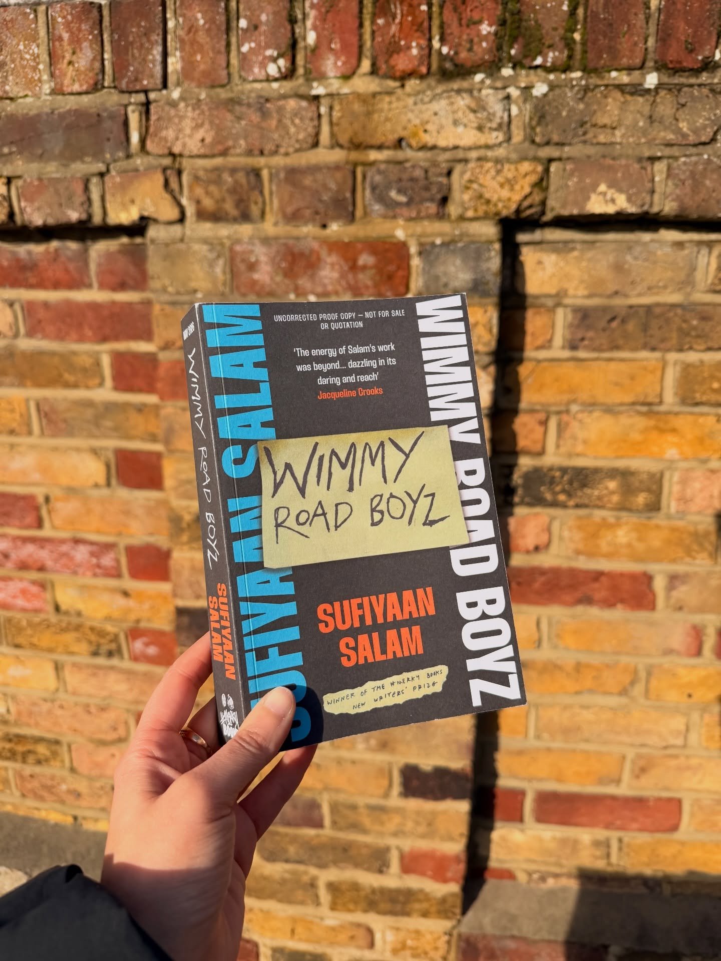 ✨MAY 2026 BOOK RELEASE✨

Review from @venicethemenace:
Wimmy Road Boyz by Sufiyaan Salam
📘📘📘

TW: Su*cide, vio|ence, SA, and dr*g dependency

Big, audacious, and wildly unpredictable - Wimmy Road Boyz by the 23/24 Merky prize winner is a standout 