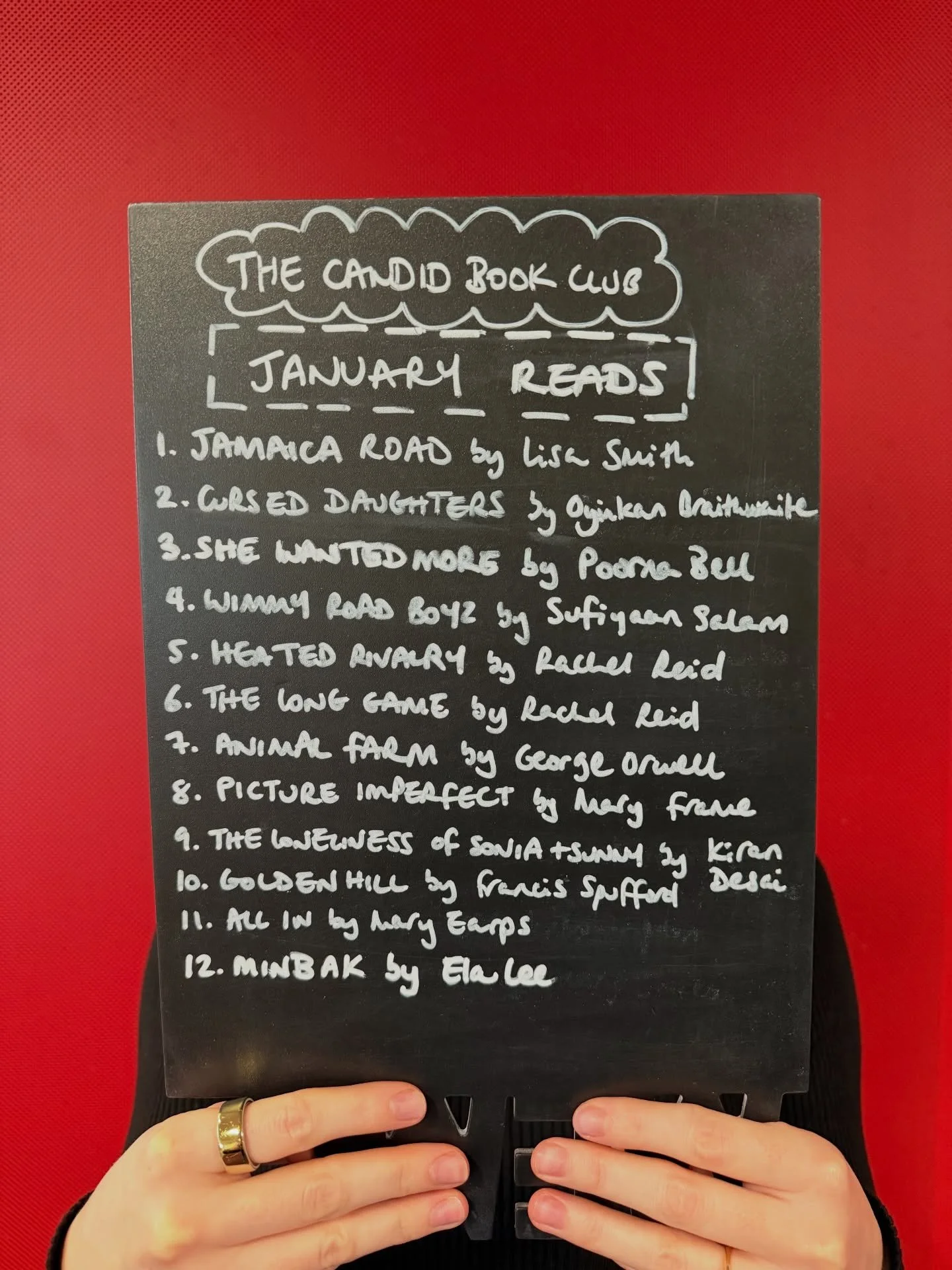 📚JANUARY📚READS📚

Here&rsquo;s a look at our collective January reads that have kept us occupied during the LONGEST month of the year!

We kicked off our 2026 schedule of events with a brilliant Candid book club at Waterstones Piccadilly! With debu