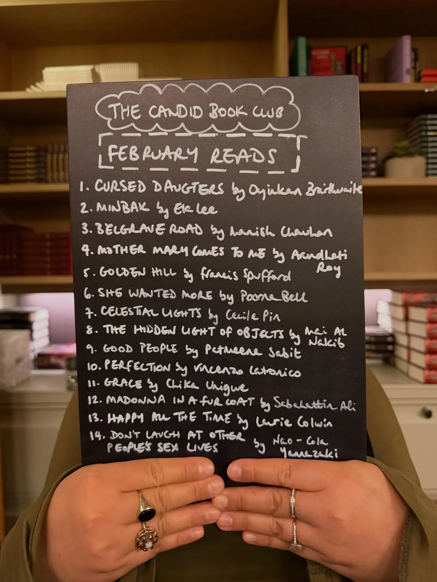 📚FEBRUARY📚READS📚

Here&rsquo;s a look at our collective February reads that have kept us occupied during the last month!

For our February book club, we were joined by the wonderful OYINKAN BRAITHWAITE to discuss her second novel, CURSED DAUGHTERS