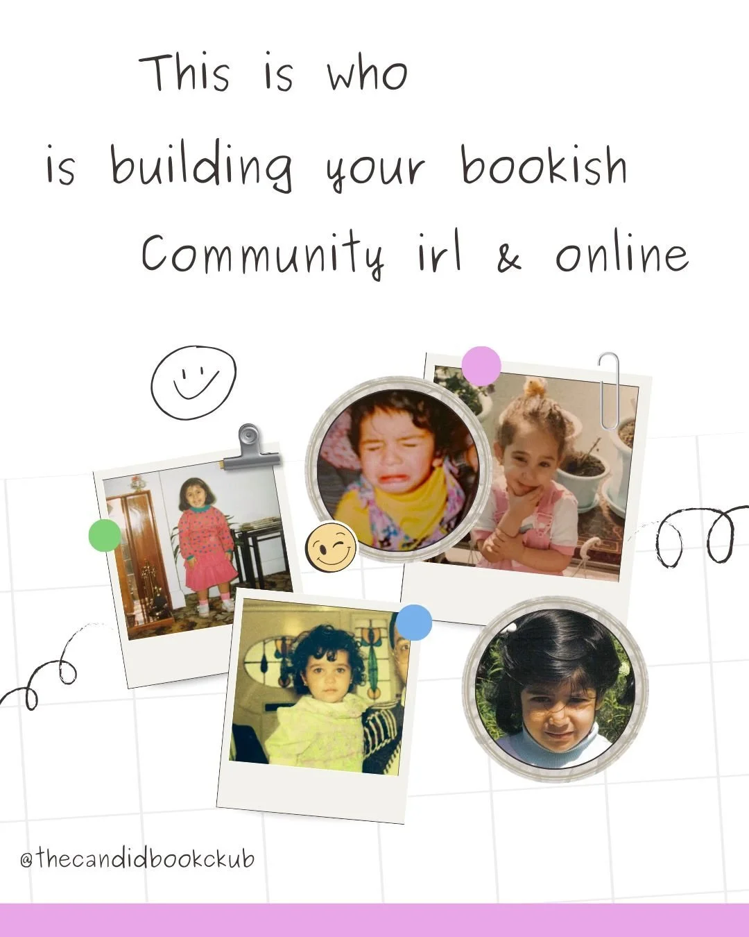 This is who trend&hellip;but make it bookish! 📚

This international women&rsquo;s day, meet the Candid Book Club&hellip;the baby edition! 
Who knew our baby selves would grow up to be the reading women and powerhouses we are today!? 💕 

#thecandidb