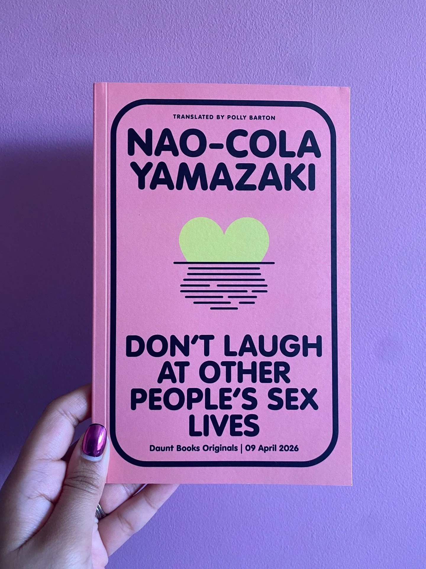 Review from @jess_panch:
Don&rsquo;t Laugh at Other People&rsquo;s Sex Lives by Nao-Cola Yamazaki
📕📕📕

This book is a new translation of this super short story from an acclaimed Japanese writer that is actually over 20 years old. Our narrator Miru