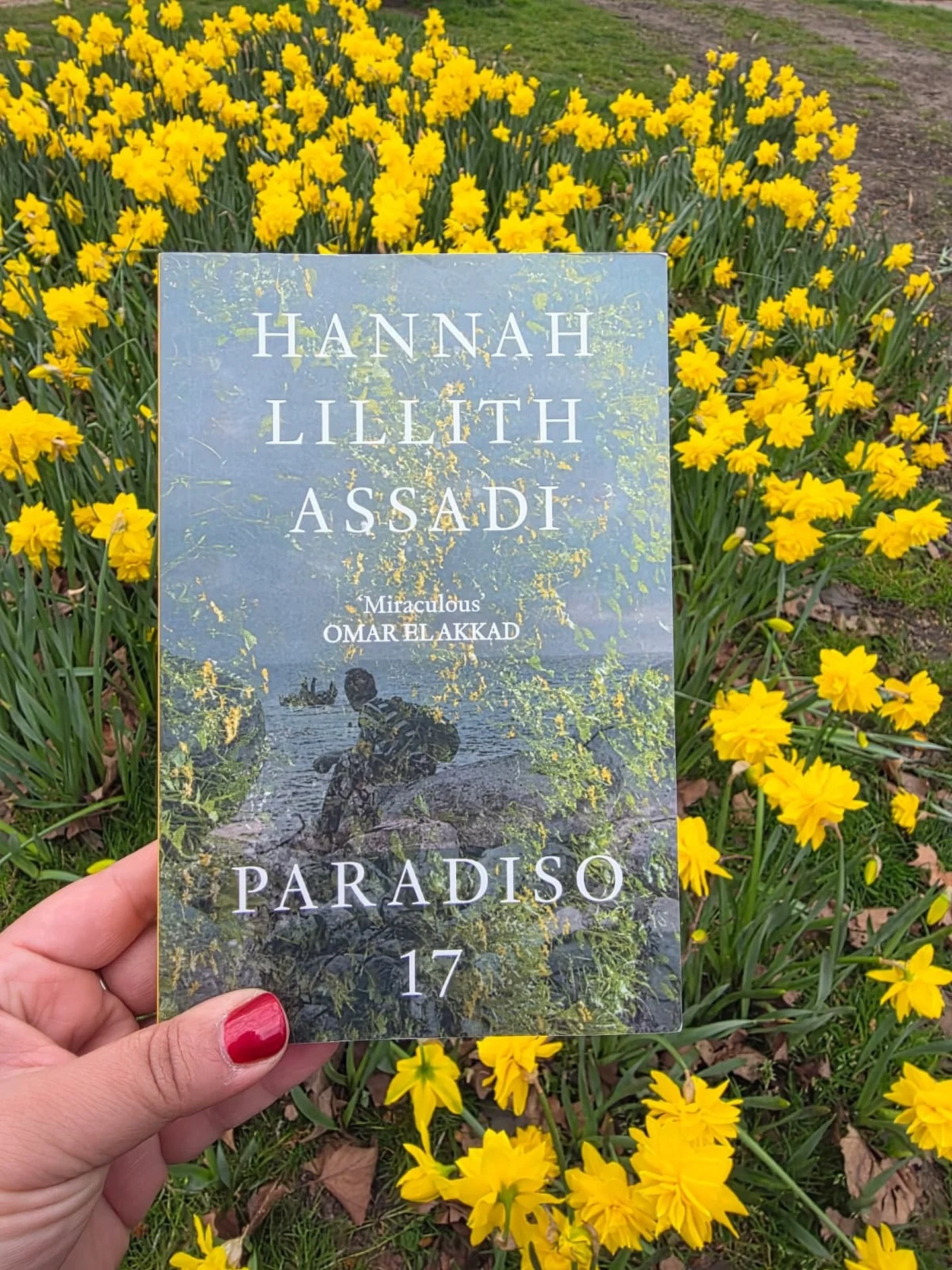 Review from @miriamshanna:
Paradiso 17 by Hannah Lilith Assadi 
📘📘📘📘

Paradiso 17 is a novel that manages to feel both vast and intimate at the same time.

The novel follows Sufien, born in Palestine and forced into exile after the Nakba of 1948.