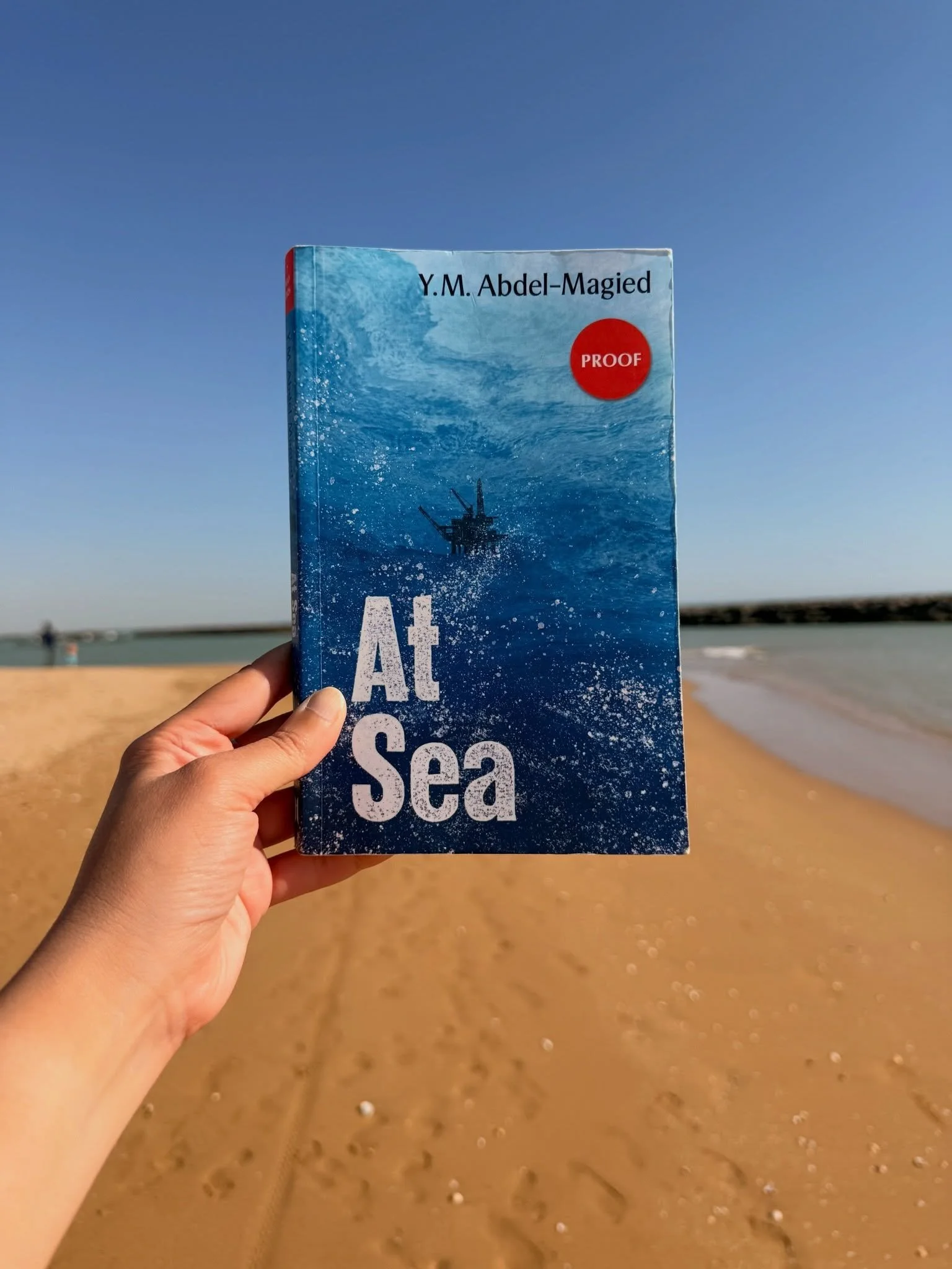 Review from @venicethemenace:
At Sea by Y.M. Abdel-Magied:
📘📘📘

If there&rsquo;s a woman in STEM achieving big things, I want to read about it and At Sea is that book. This fiction debut immerses readers in the high-stakes, hyper-masculine world o