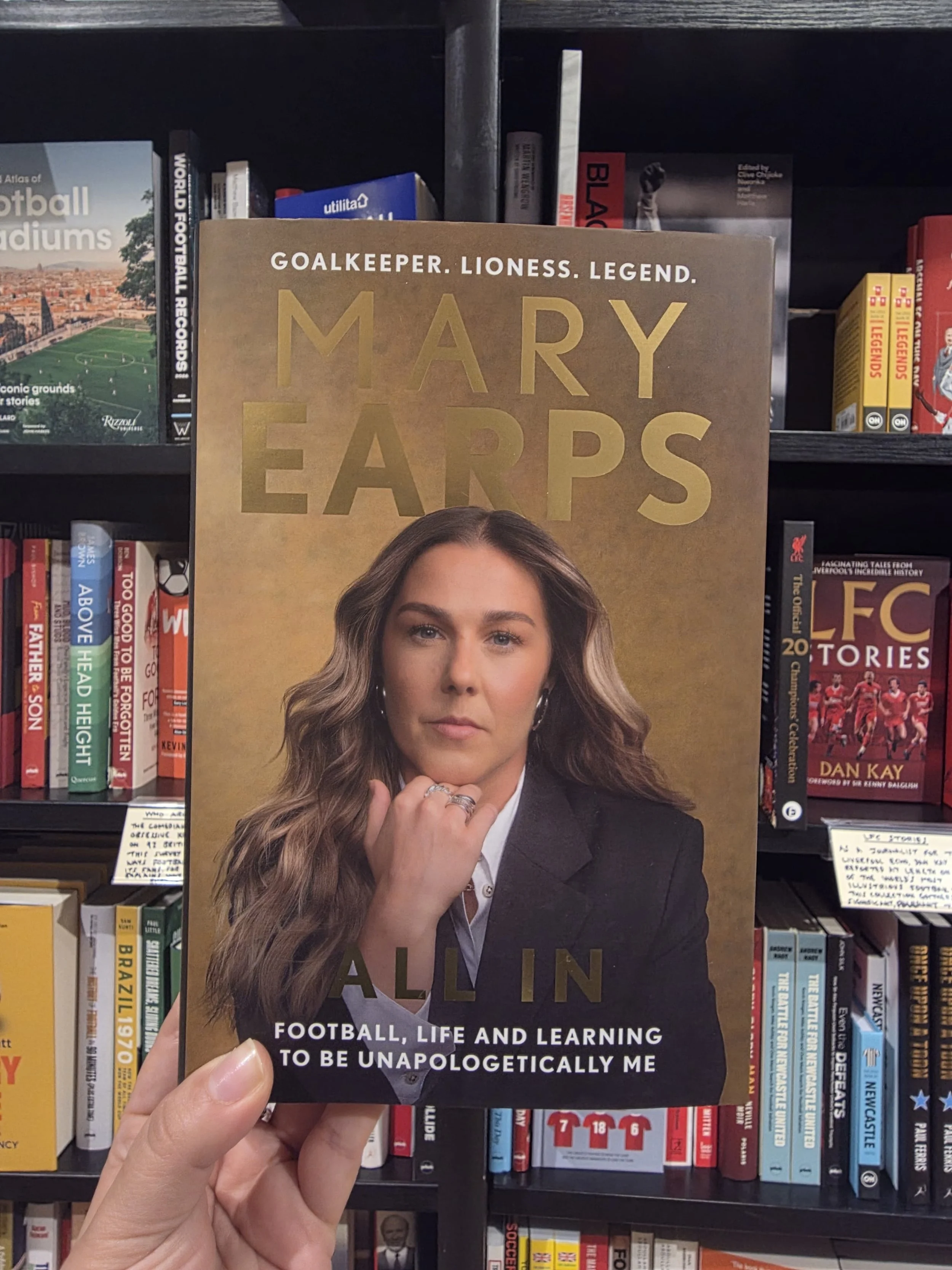 Review from @miriamshanna:
All In by Mary Earps
📗📗📗📗

All In is an engaging and sometimes uncomfortable read. Released amid controversy, Mary Earps&rsquo; biography naturally drew attention for its openness about aspects of the England women&rsqu