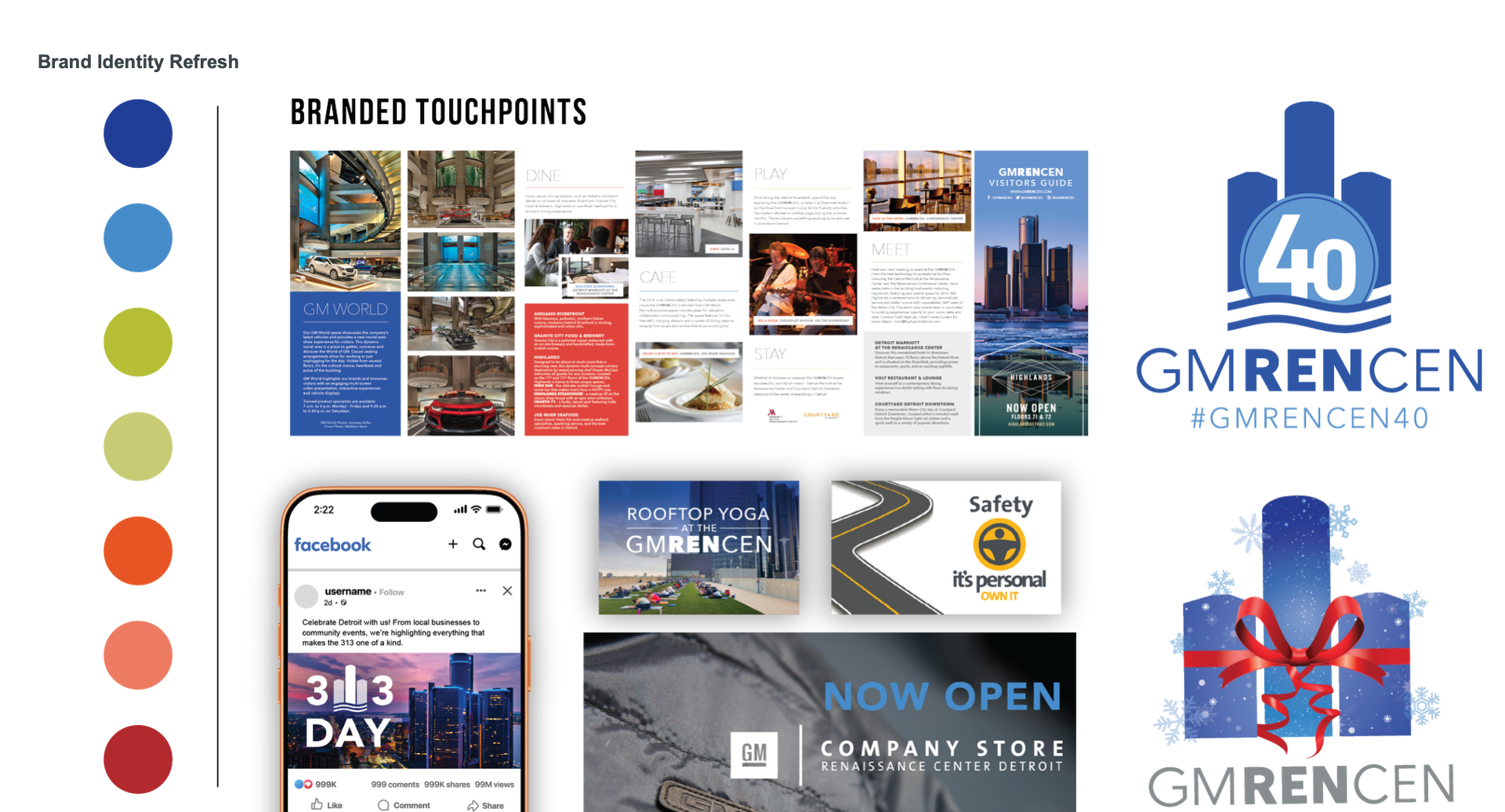 I supported Detroit's most recognizable landmark through a years-long, integrated relationship spanning public relations, marketing, creative, social and advertising. Working alongside property manager CBRE, I kept the riverfront icon connected to th