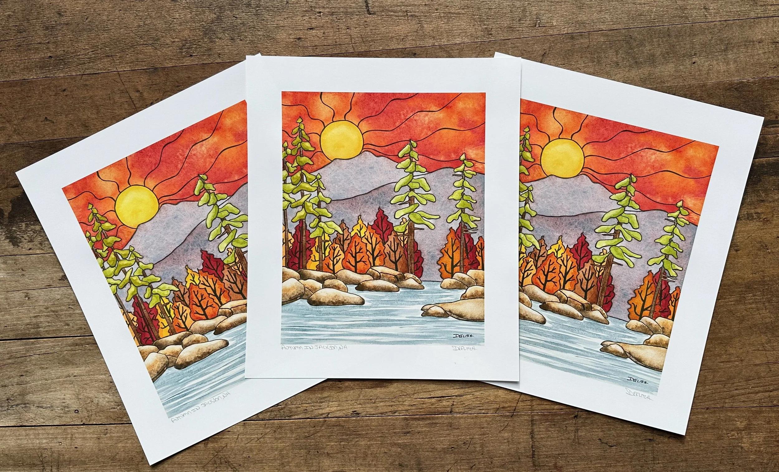 Autumn In Jackson NH - triple.jpeg