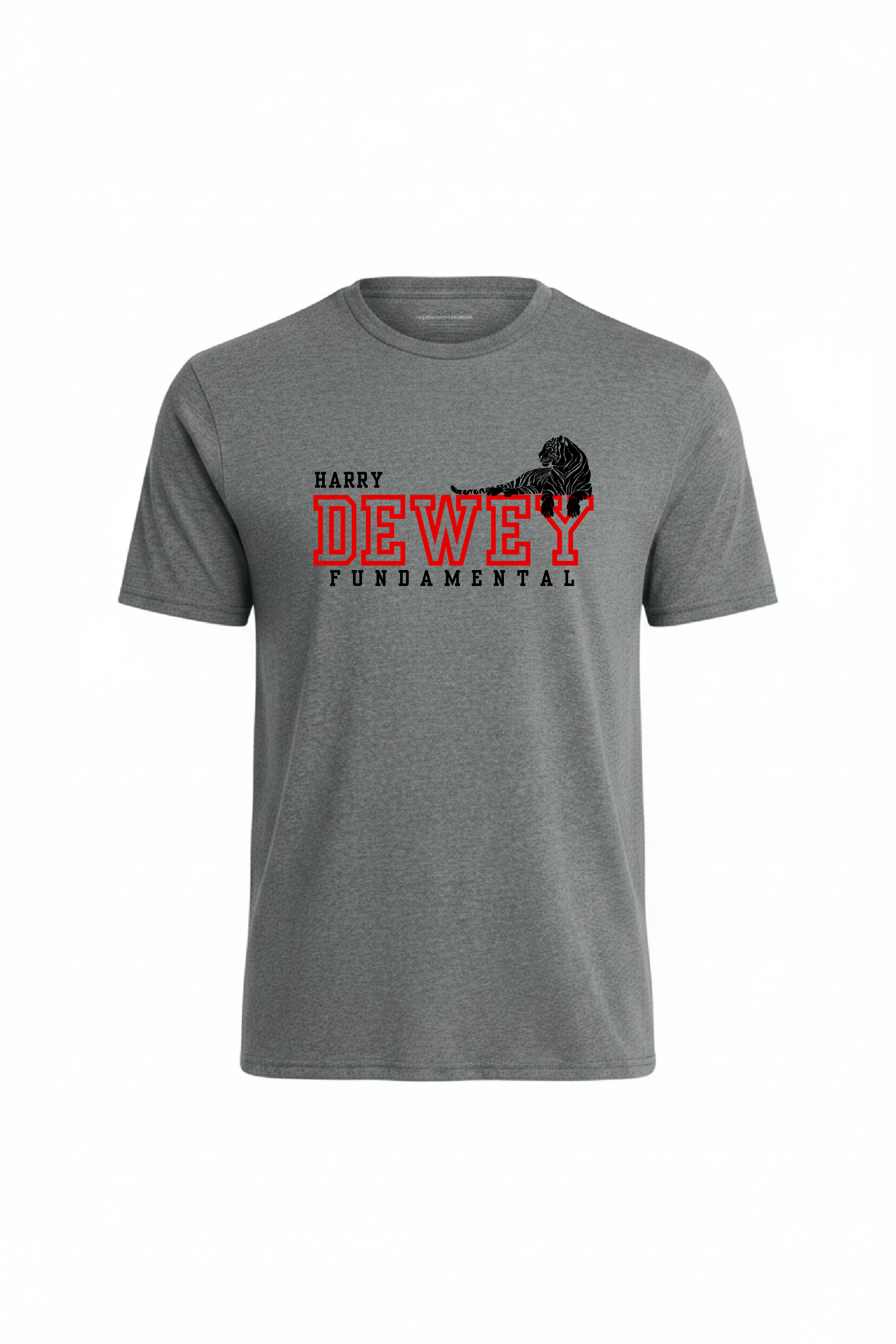 Dewey Elementary - Harry Dewey Fundamental Grey Frost T-Shirt (DT108Y/DM108)