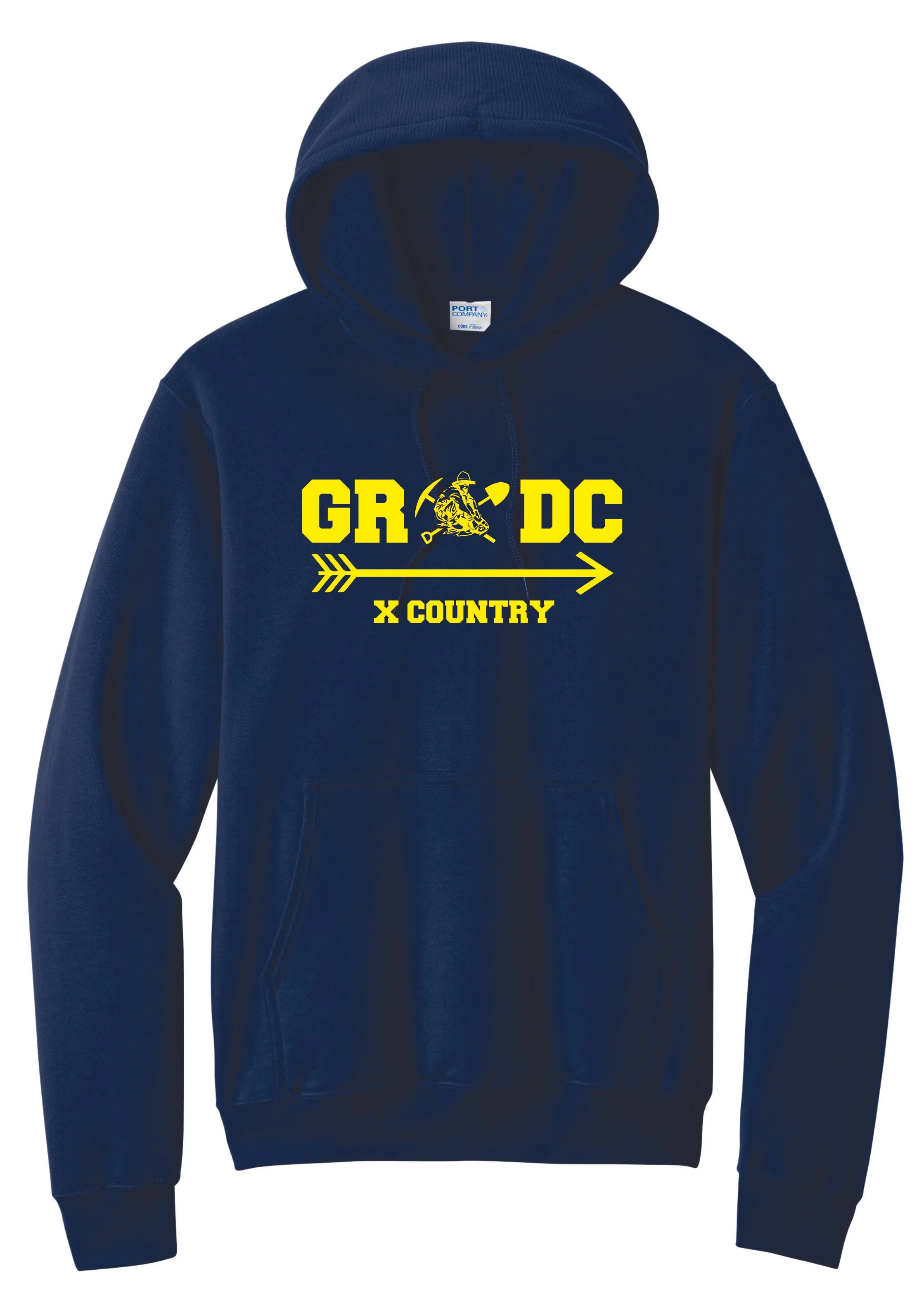 GRDC Cross Country - Pullover Hooded Sweatshirt (PC90YH/PC78H)