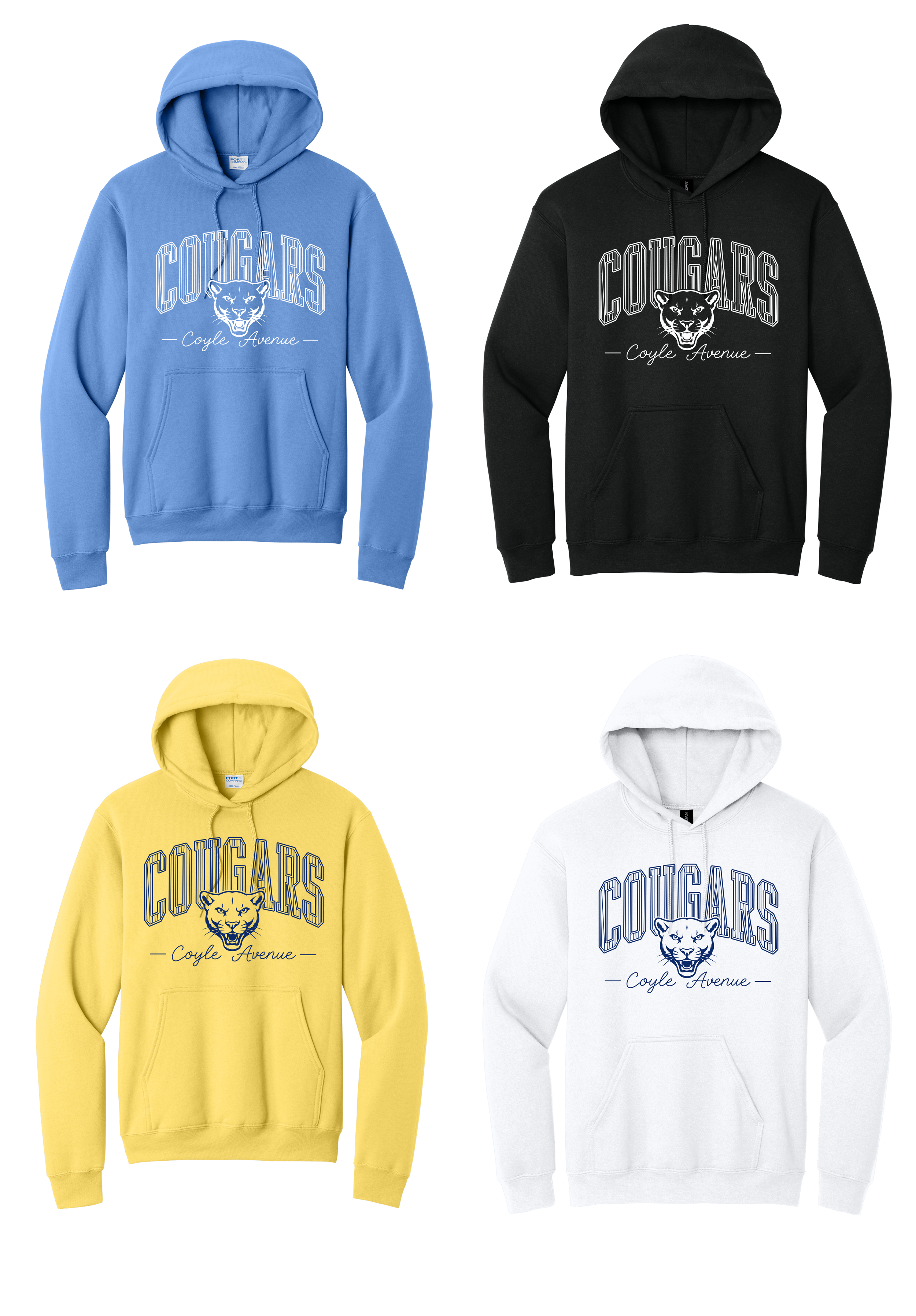 Coyle Avenue Elementary - Coyle Avenue Hoodies (PC78YH/PC78H)