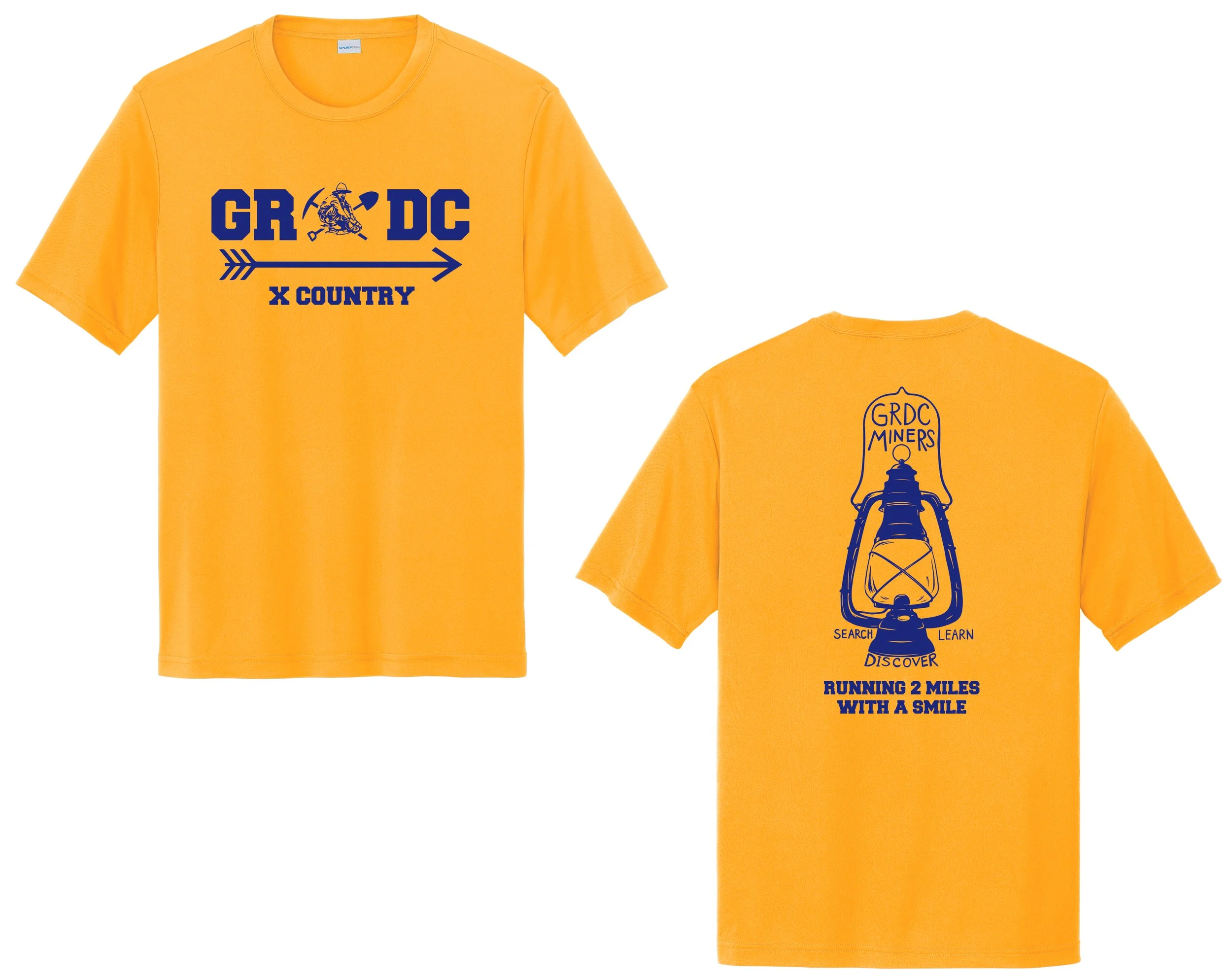 GRDC Cross Country - Sport Tek Short Sleeve T-shirt (YST350/ST350)