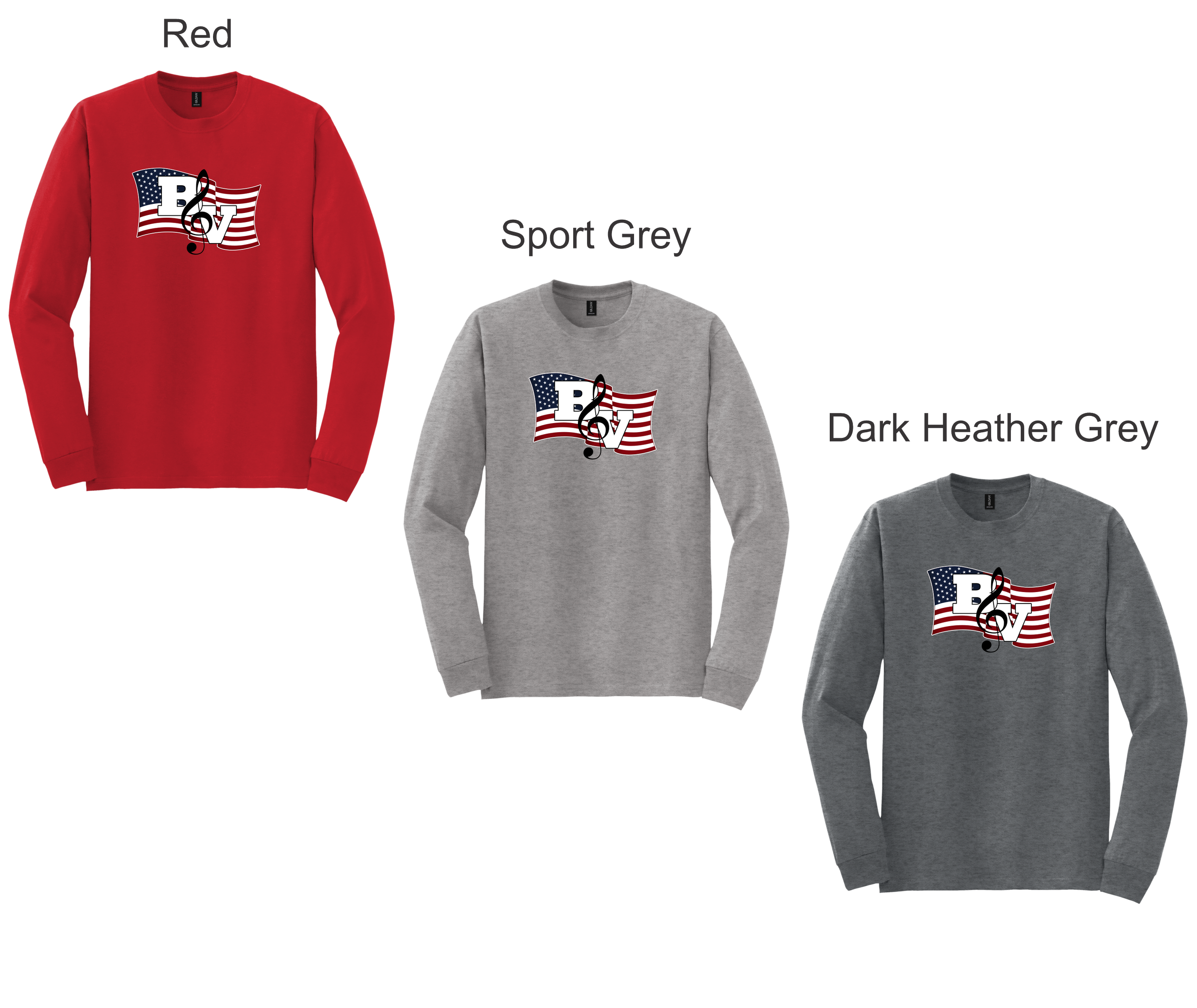 BV Band - Parade Long Sleeve Shirts (8400)
