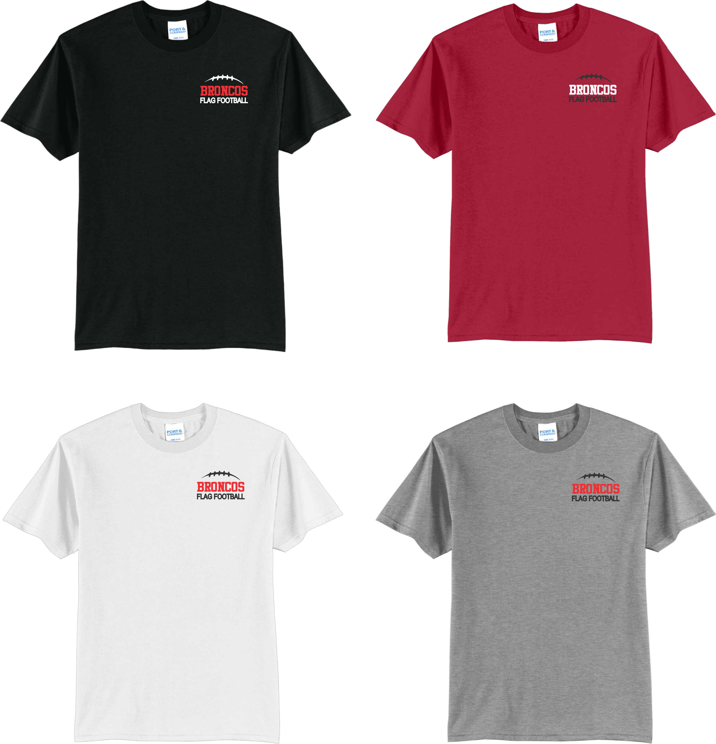 Flag Football Left Chest Logo T-shirts.png