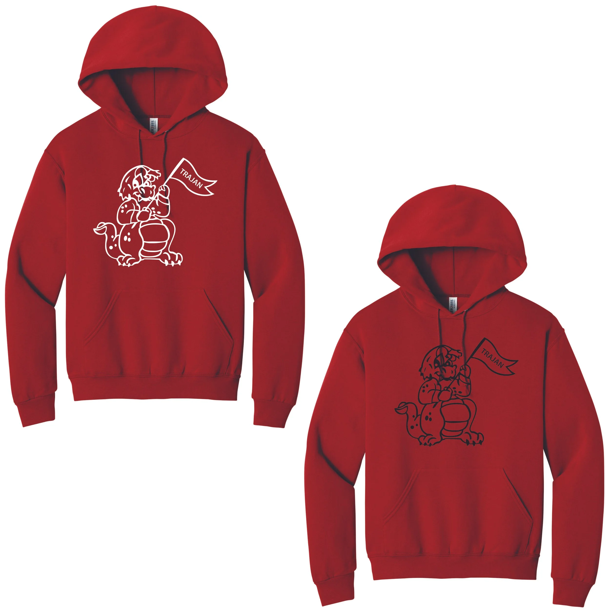 Trajan Elementary - Pullover Hooded Sweatshirts (996Y/996M)