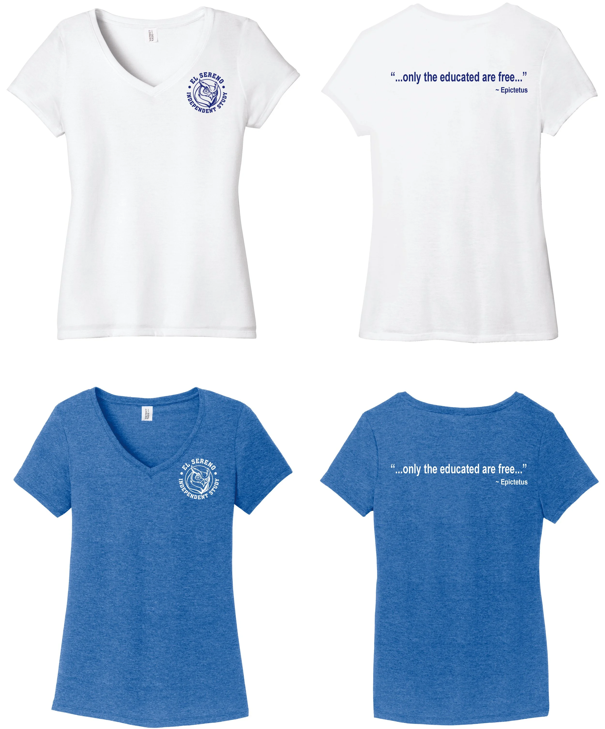 El Sereno - Ladies V-neck T-shirts (DM1350L)