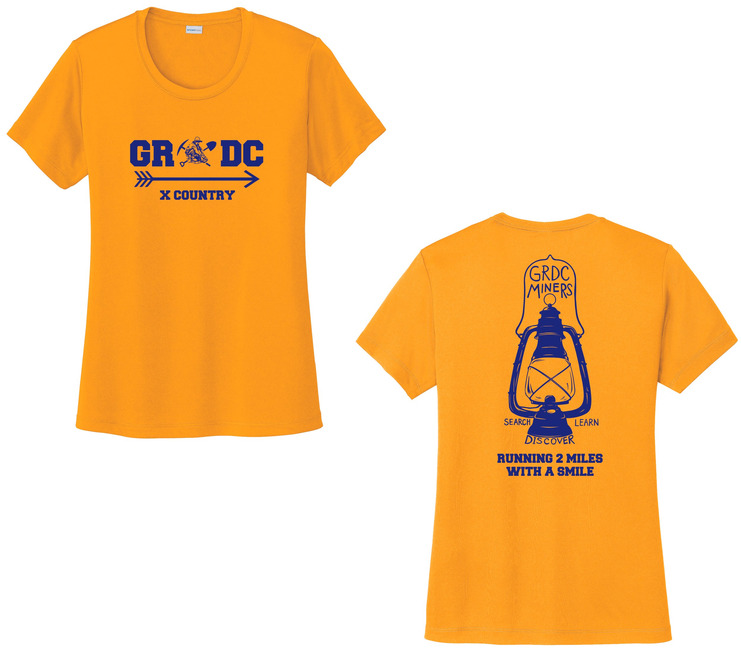 GRDC Cross Country - Ladies Sport Tek Short Sleeve T-shirt (LST350)