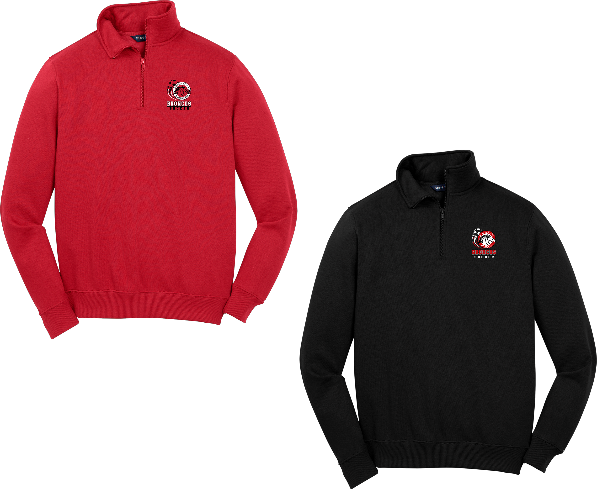 BV Soccer - Unisex Quarter Zips (ST253)
