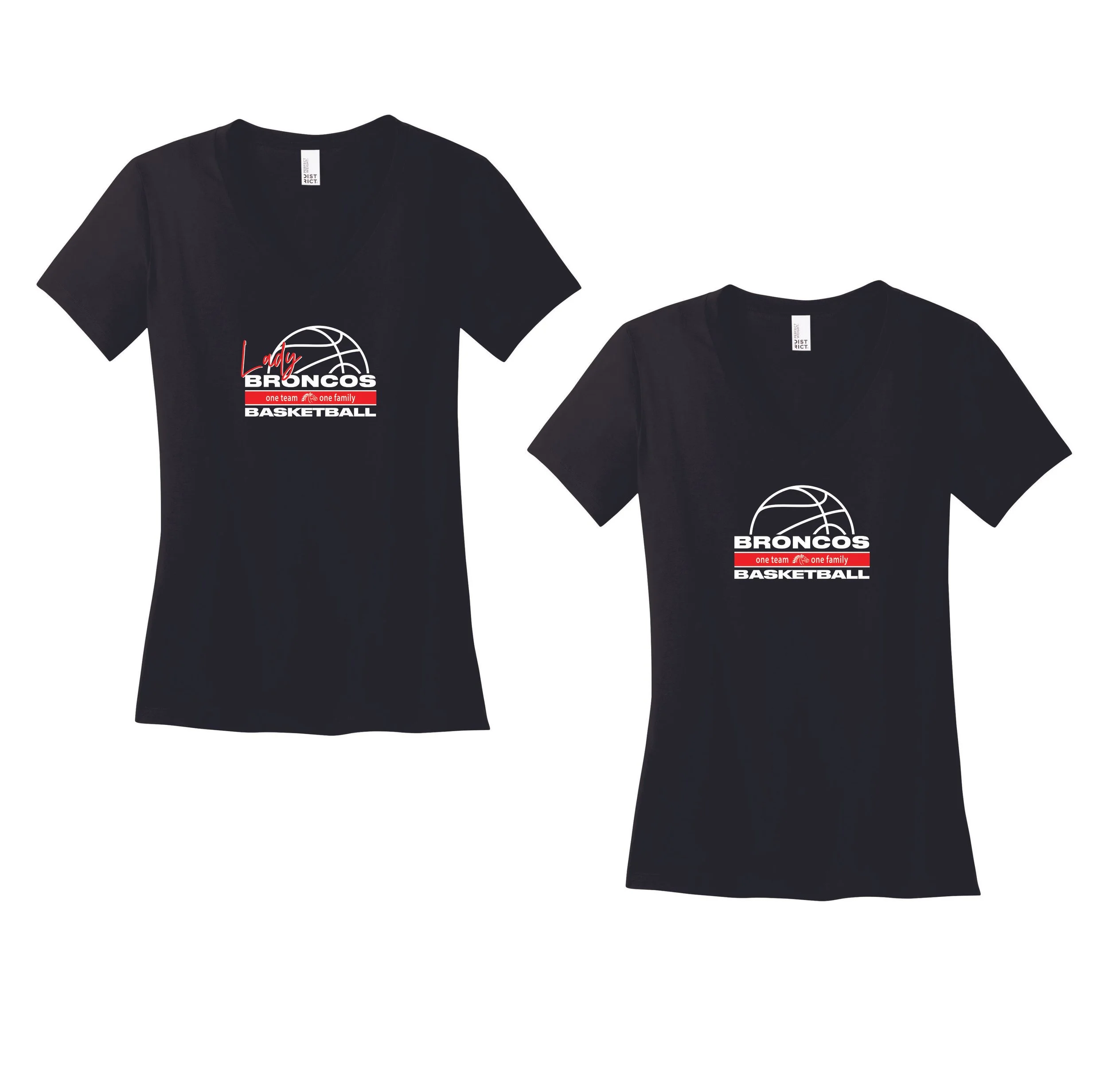 2025-2026 Lady Bronco Basketball Ladies V-neck BLACK.jpg