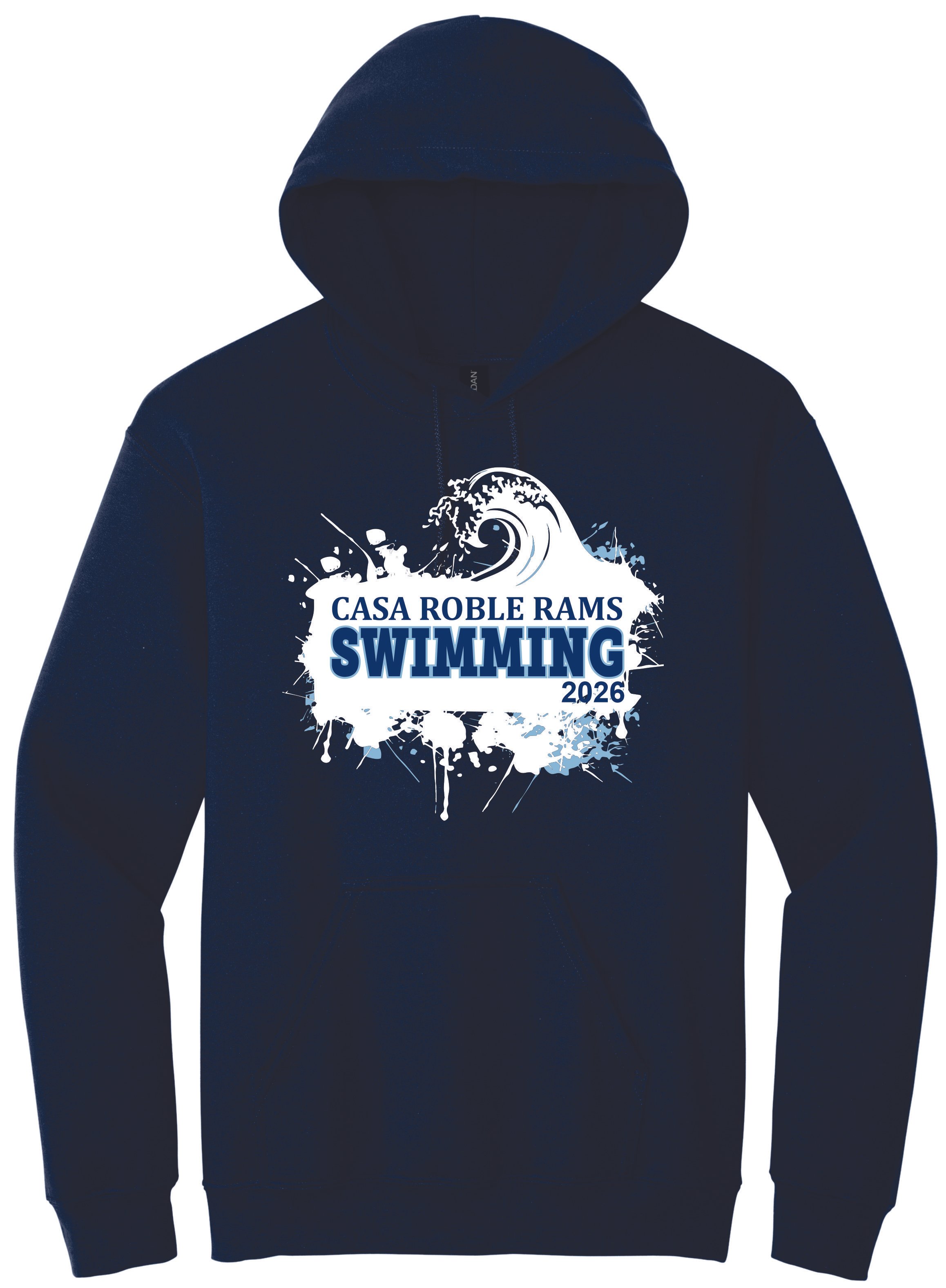 Casa Roble Swim - Pullover Hooded Sweatshirt (18500)