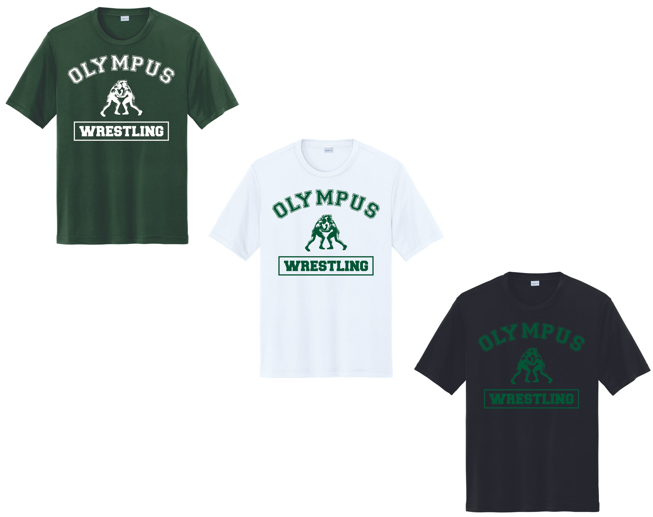Olympus Wrestling Sport-Tek T-Shirts (YST350/ST350)