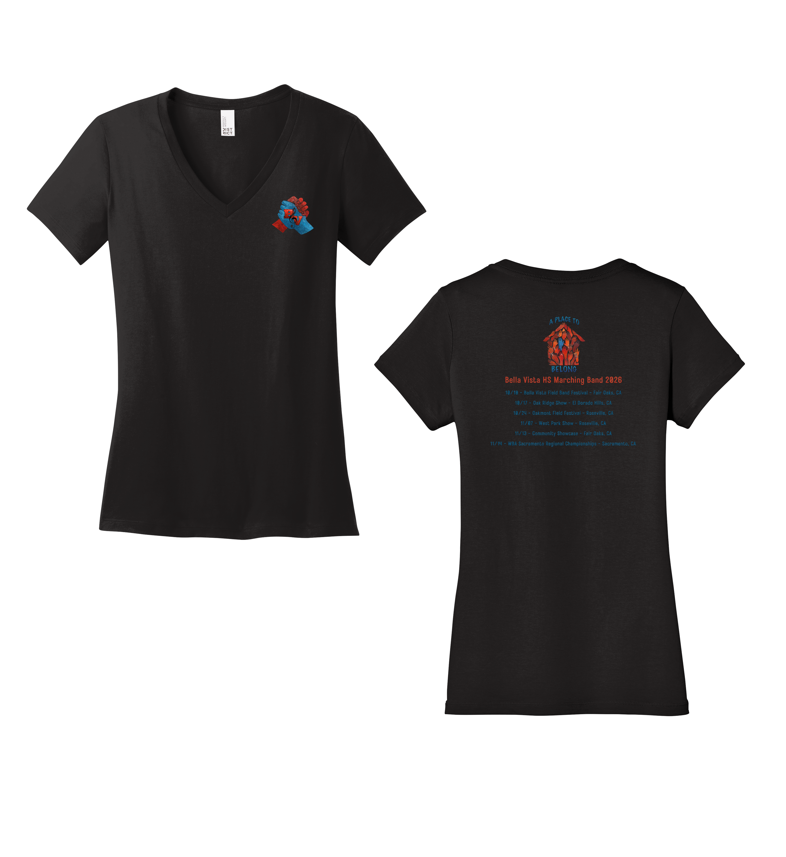 2026 Show Women's V-Necks (DM1170L).png