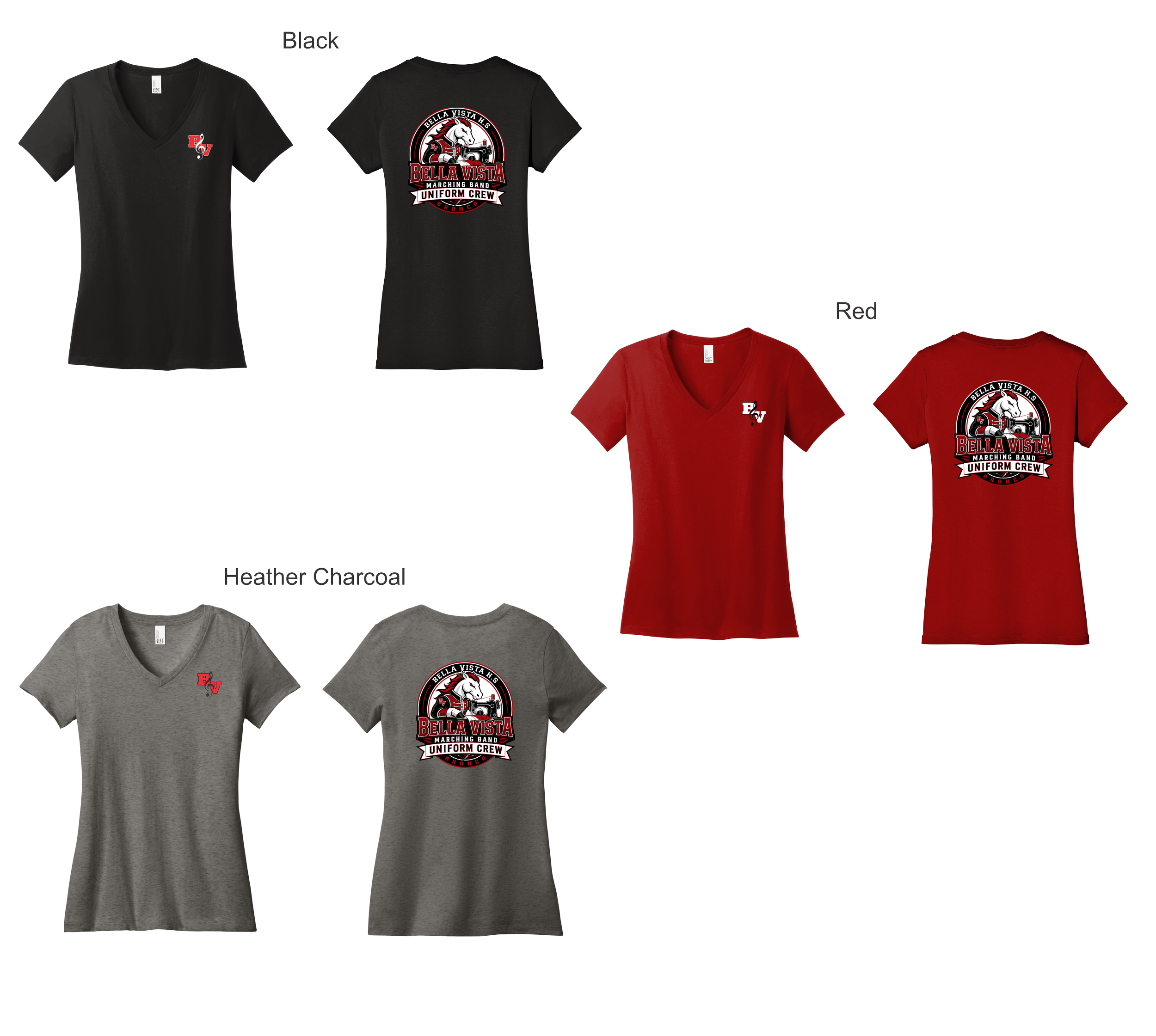 Uniform Crew Women's V-Necks (DM1170L).png