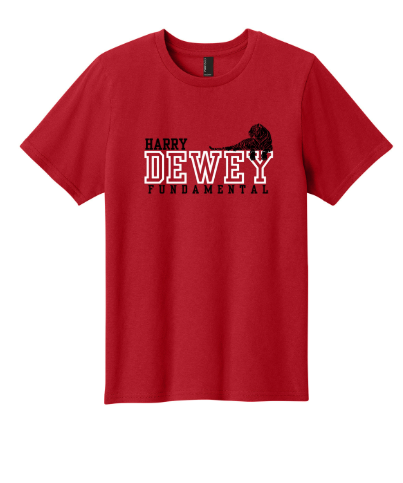 Dewey Elementary - Harry Dewey Fundamental Red T-Shirt (NL6210/NL3312)