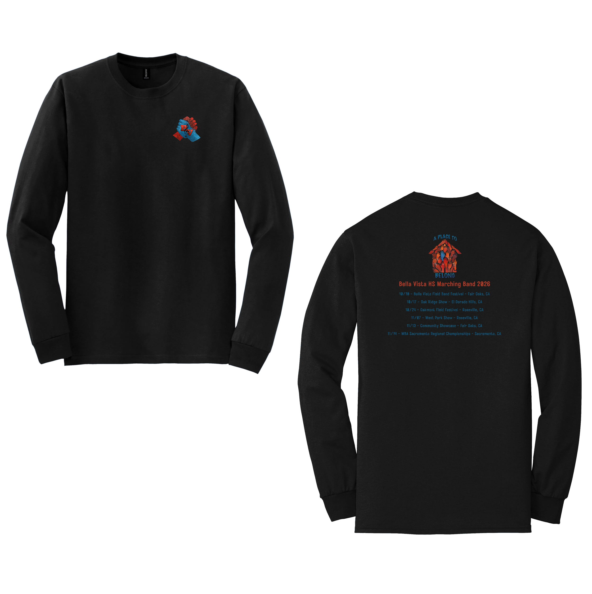 2026 Show Long Sleeve Shirts (8400) Black.png
