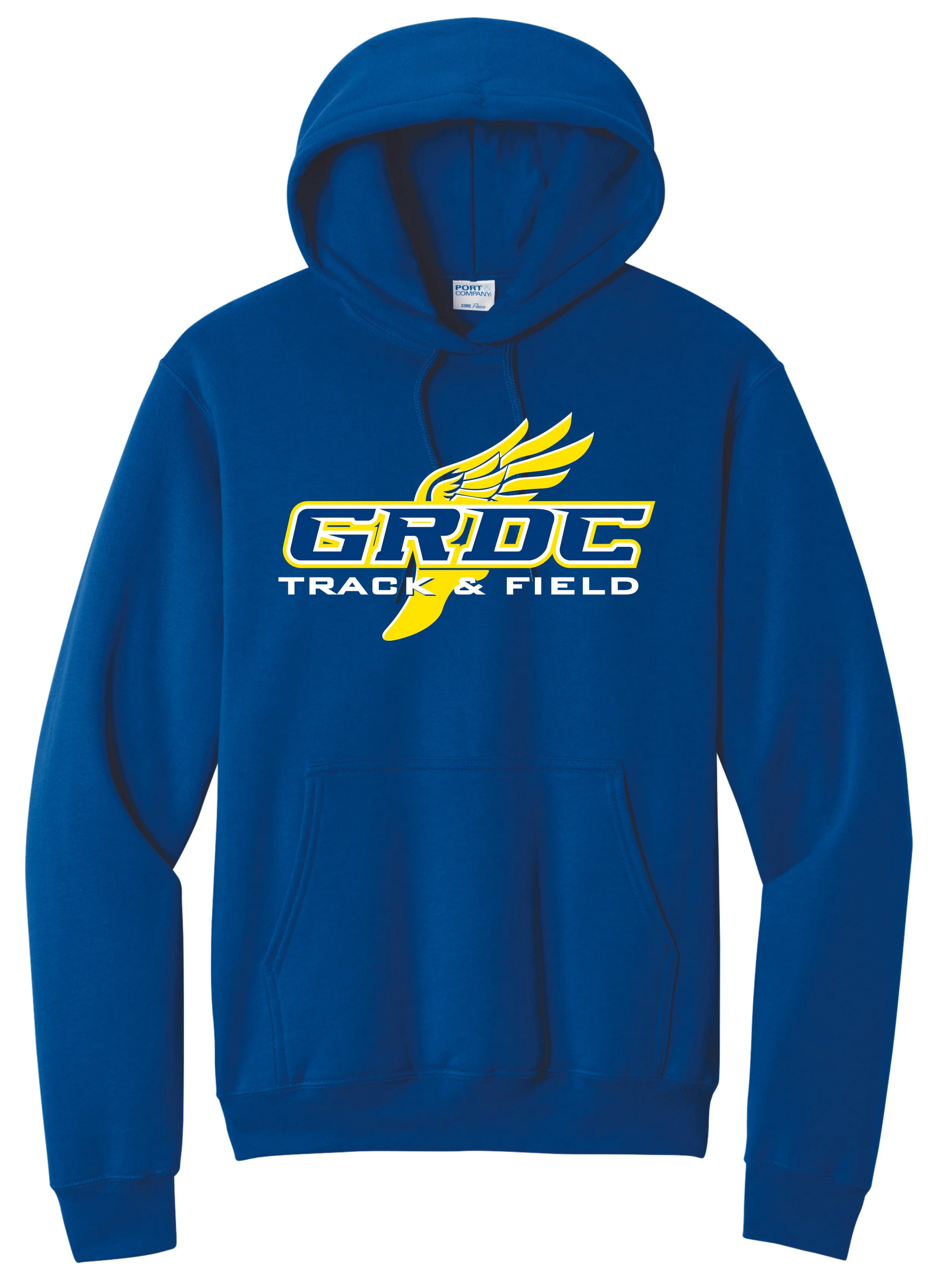 GRDC Track & Field - Pullover Hooded Sweatshirt (PC90YH/PC78H)