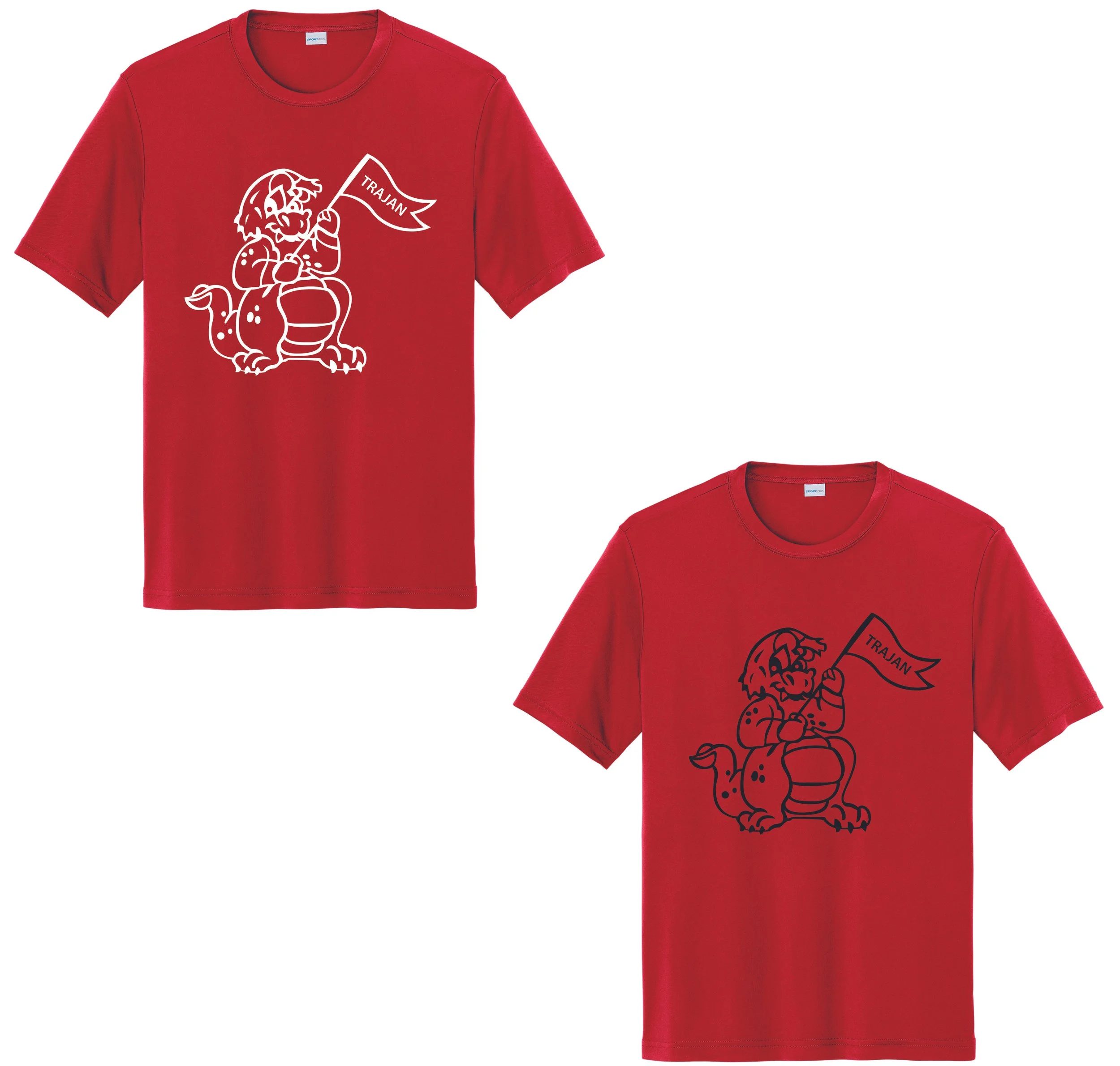 Trajan Elementary - Dri-Fit Short Sleeve T-Shirts (YST350/ST350)