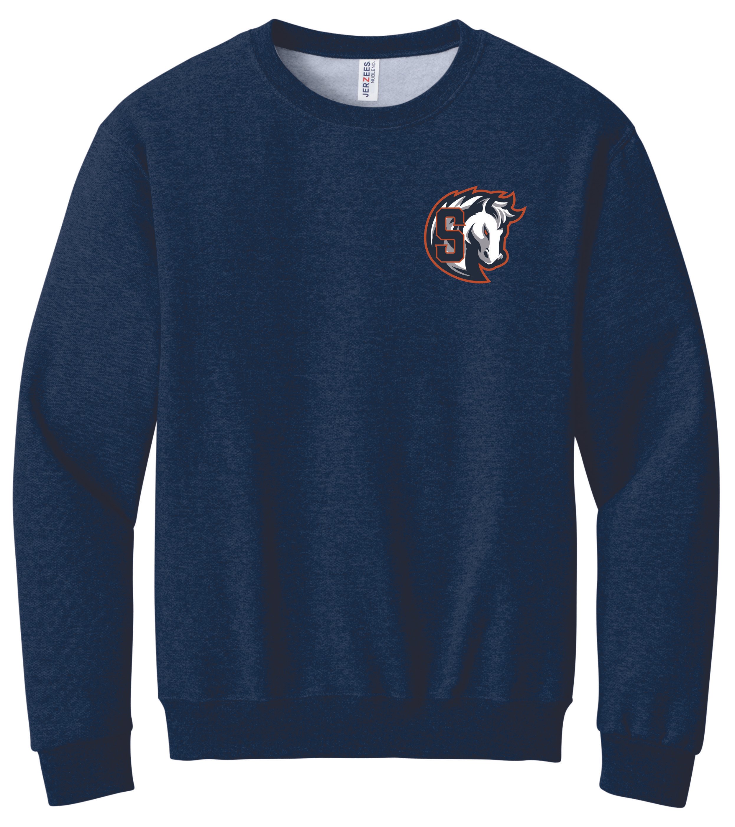 Stampede Vintage Heather Navy Crewnecks 562M Left Chest.jpg