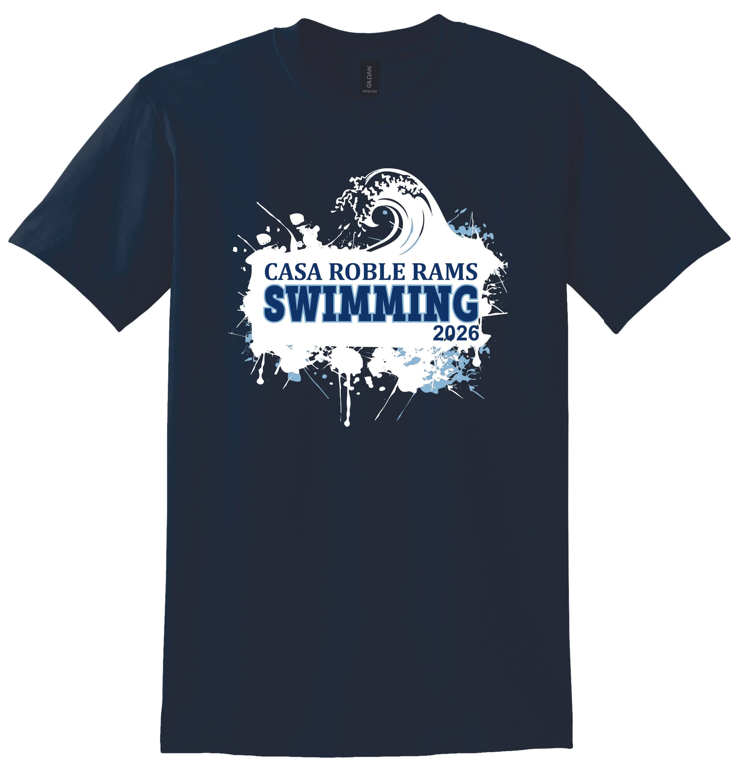 Casa Roble Swim - Short Sleeve T-Shirt (8000)