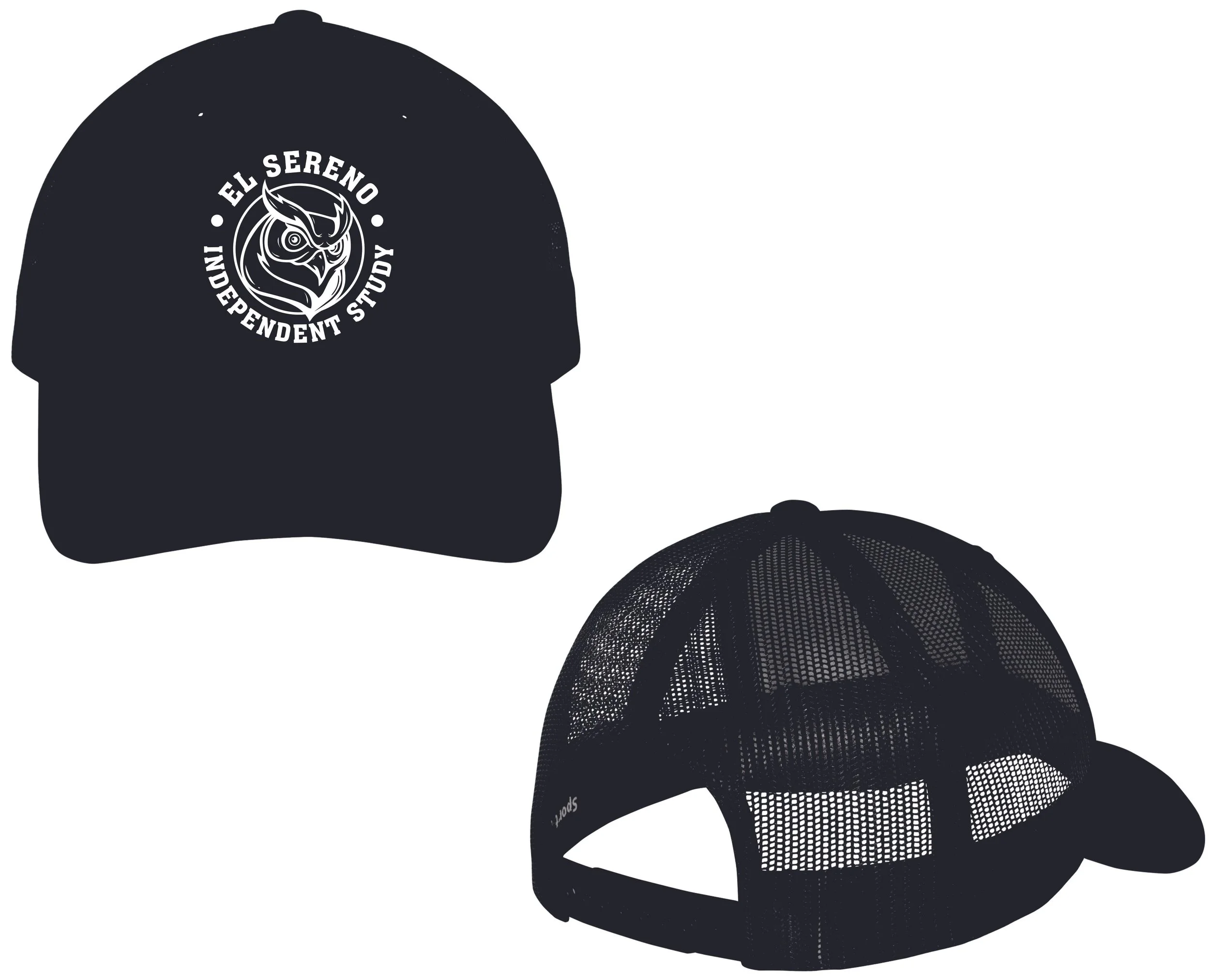 El Sereno - Retro Trucker Cap with Embroidered Logo (STC39)