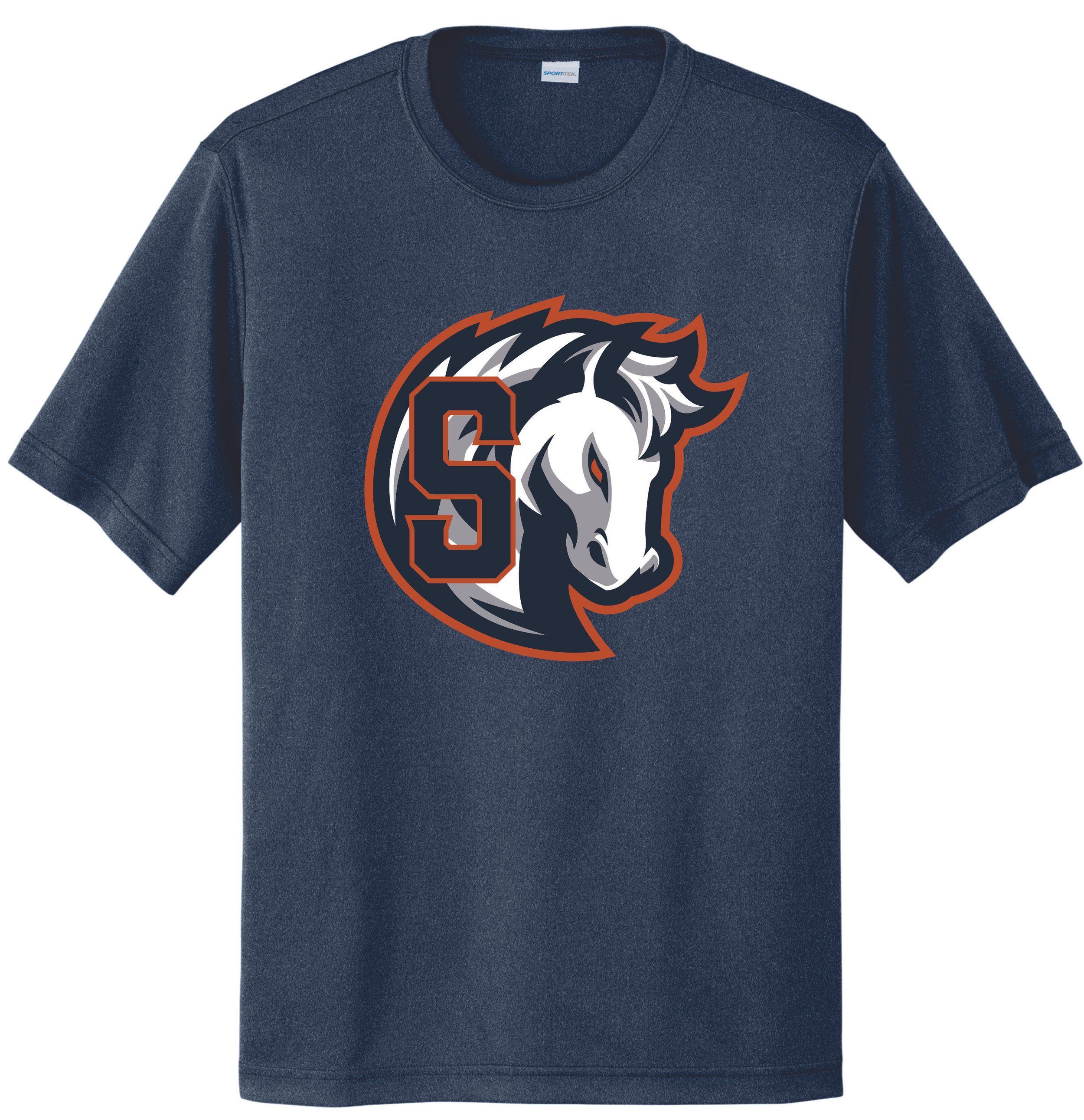 Stampede True Navy Heather Shirts ST350 Full Front.jpg