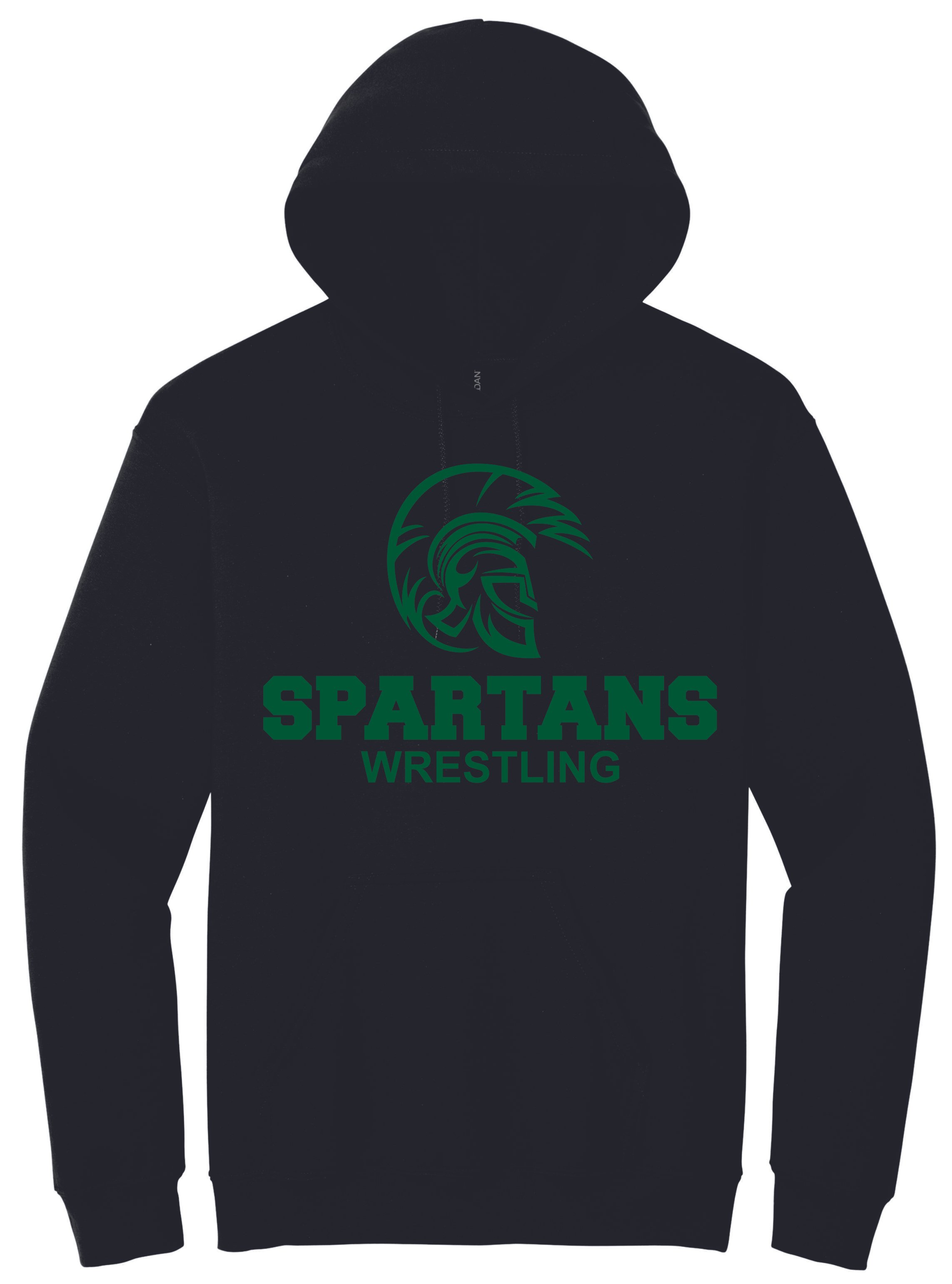 Olympus Wrestling Logo 2 Pullover Hooded Sweatshirts (18500) BLACK.jpg