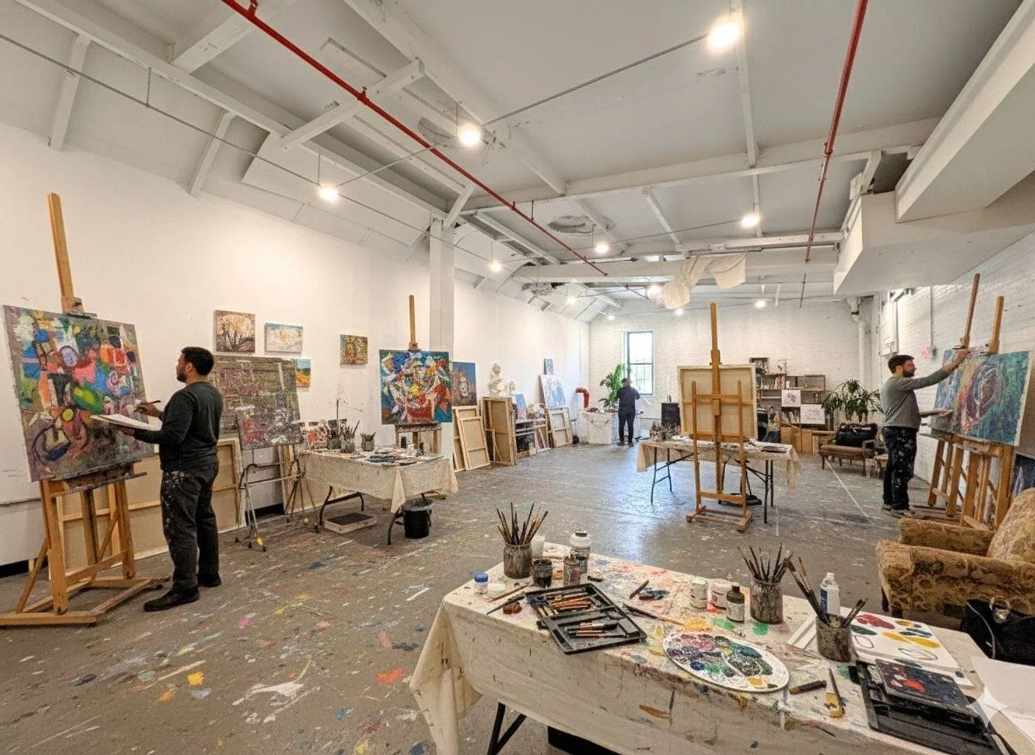 Suite 18202 | 1,150 Sq. Ft. | Available Now | $1,200/mo
Spacious Industrial Studio with High Ceilings &amp; Natural Light

Bring your biggest ideas to life in this expansive 1,150-square-foot industrial studio! Designed for creativity, movement, and 