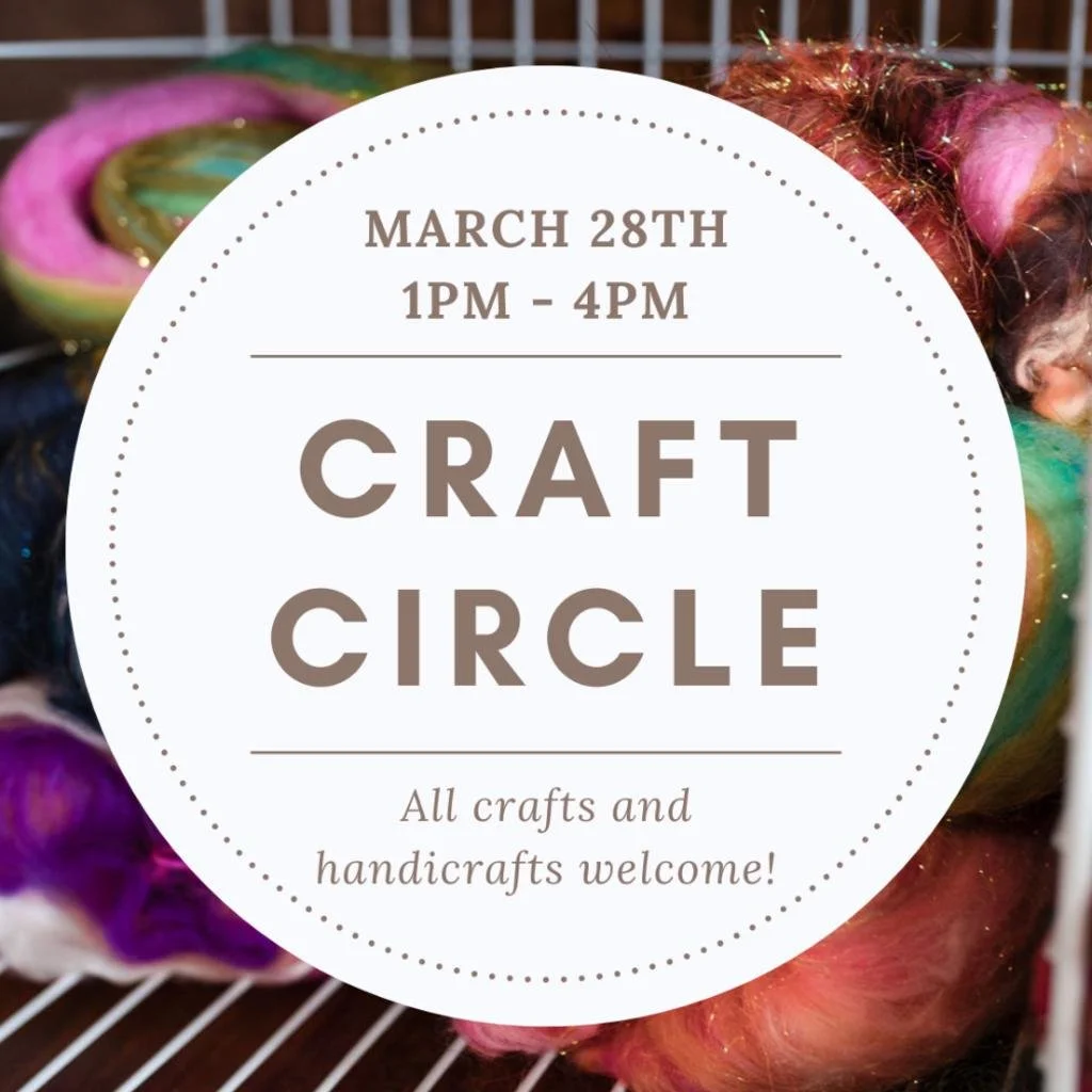 Join Fabric of Society York for an afternoon of crafting and community! Bring your own project or purchase supplies in our Studio. Tea and water provided. All ages, skill levels, and handicrafts are welcome! This is a fun, low-pressure event with a w
