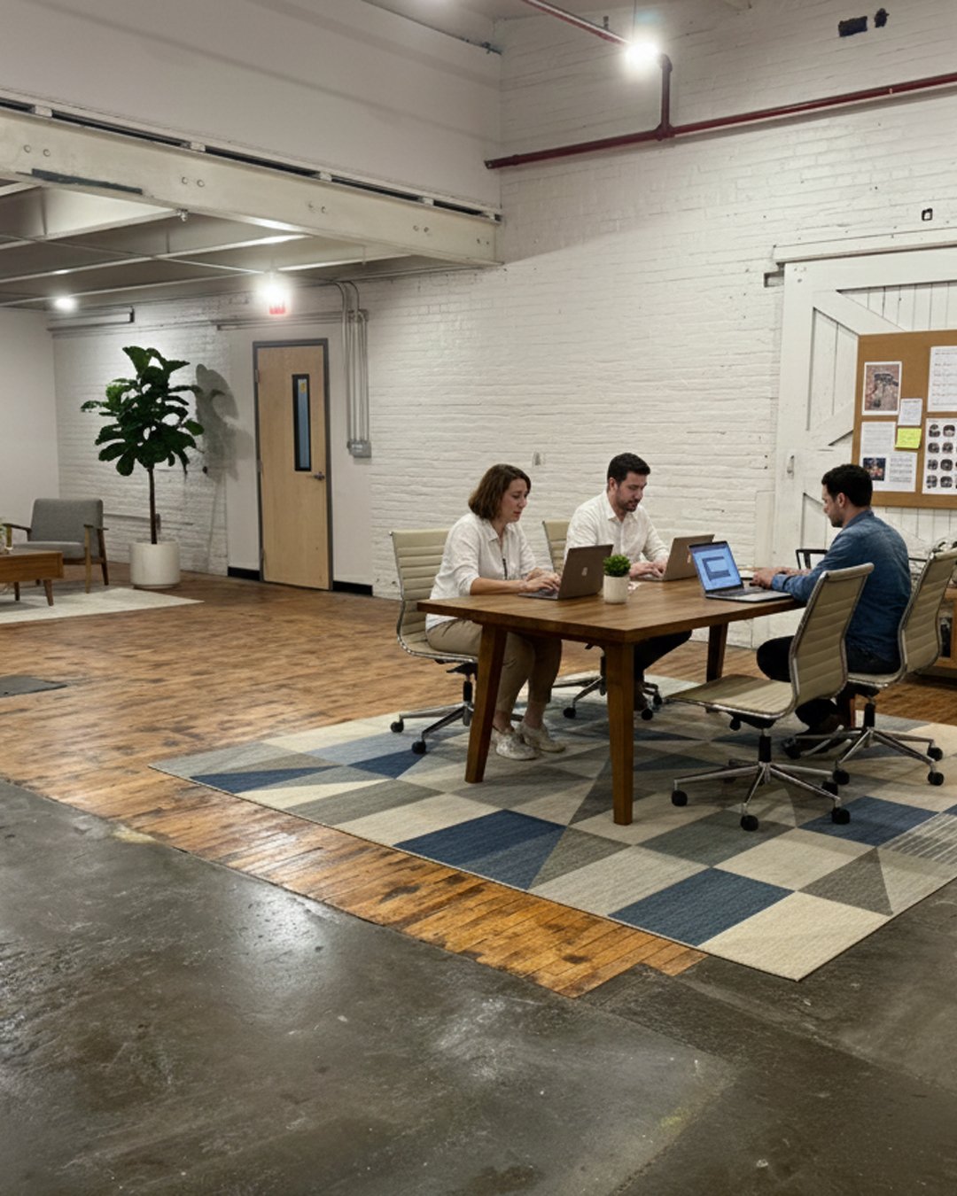 Stop overpaying for a "luxury" zip code when you can have the New York Wire Works soul for exactly $1.00 per square foot. 💸

The Swiss Army Knife of Offices:
What makes Suite 6210 a standout is the unique layout. While it's a spacious 830 