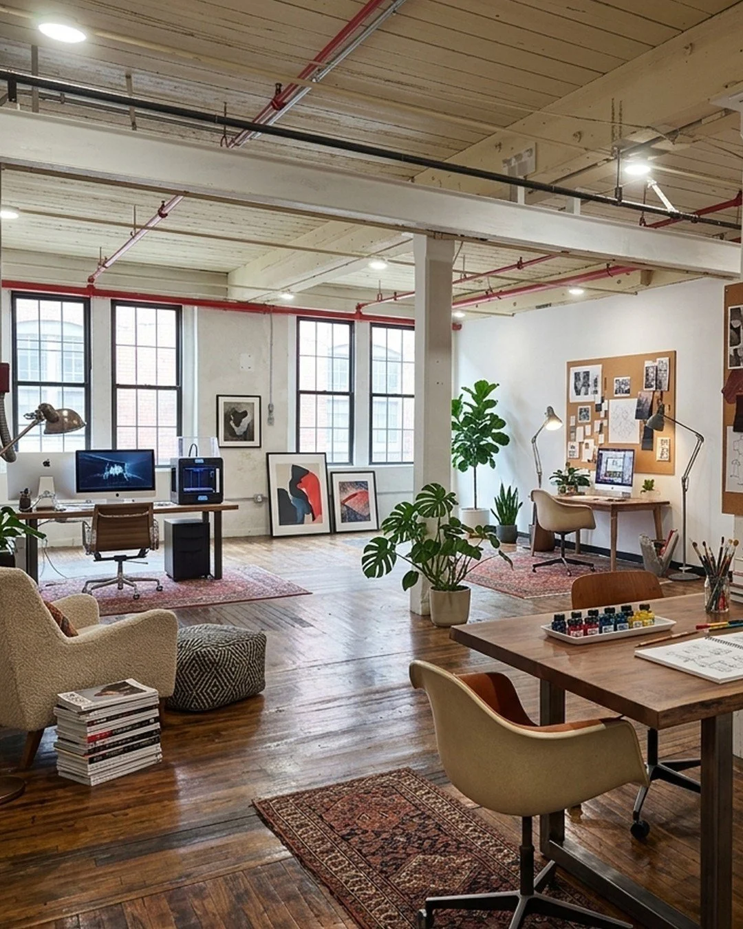 Sunlit Office Space with Beautiful Hardwood Floors!
Suite 2105 offers 780 square feet of sunlit office or studio space available now. It offers a bright, welcoming workspace with beautiful hardwood floors throughout.

Formerly used as a photography s