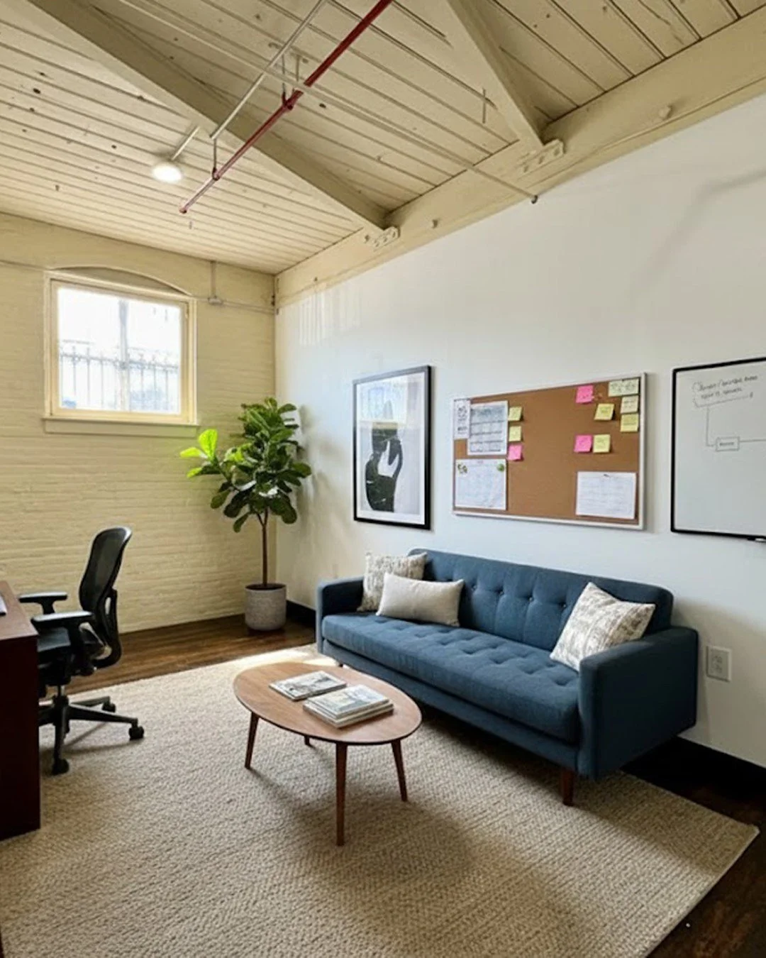🌟 Small Space, Huge Potential | Suite 5103
Looking for a space for that side hustle that needs its own room? Need a professional location for a podcast? Suite 5103 is small but mighty.

The Space: An intimate, sunlit 210 sq. ft. office on the first 