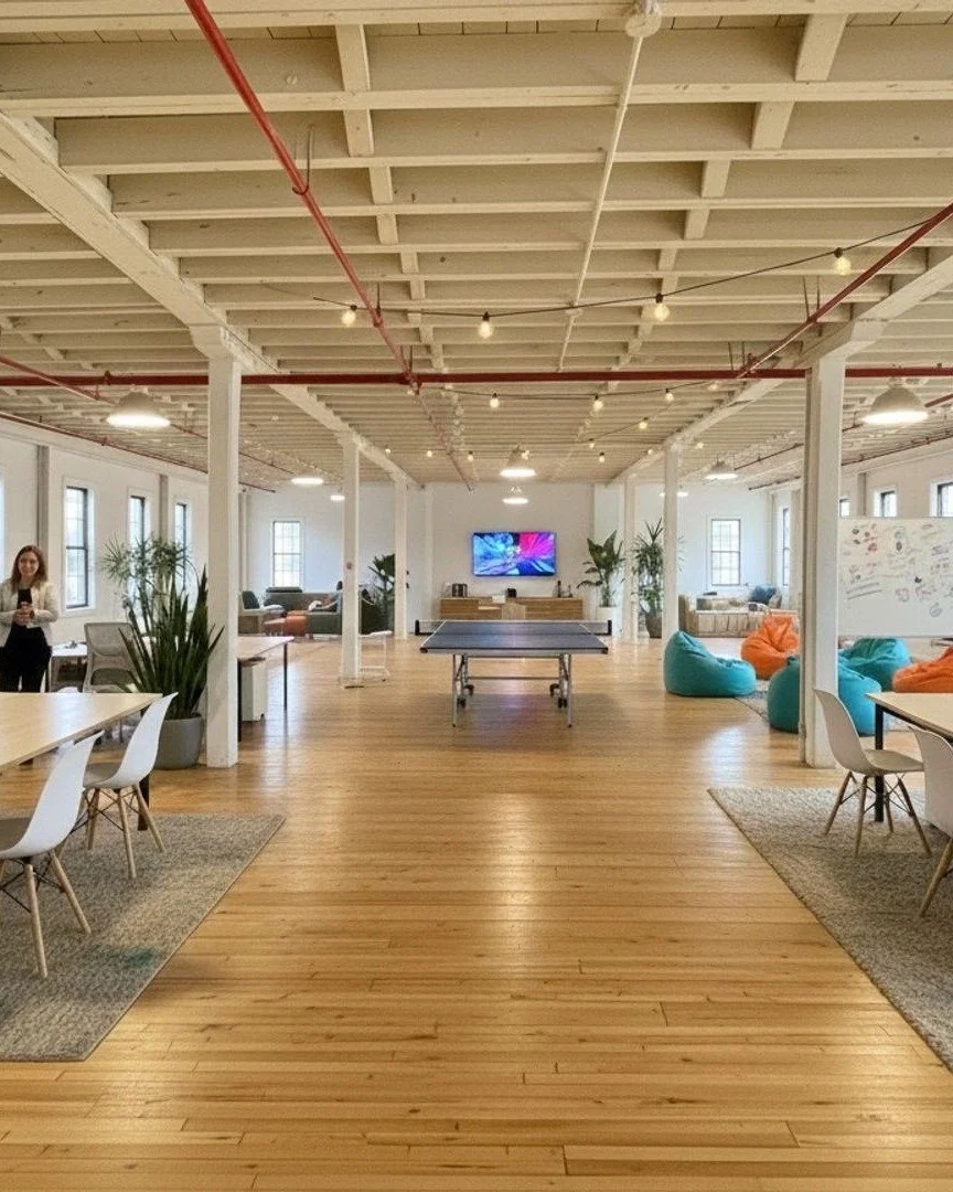 🚀 Looking for a headquarters that actually inspires your team to come into the office? Welcome to Suite 1300 at 441 E. Market St. in York, PA&mdash;a massive, 5,450 sq. ft. full-floor office/flex suite that perfectly blends industrial charm with mod