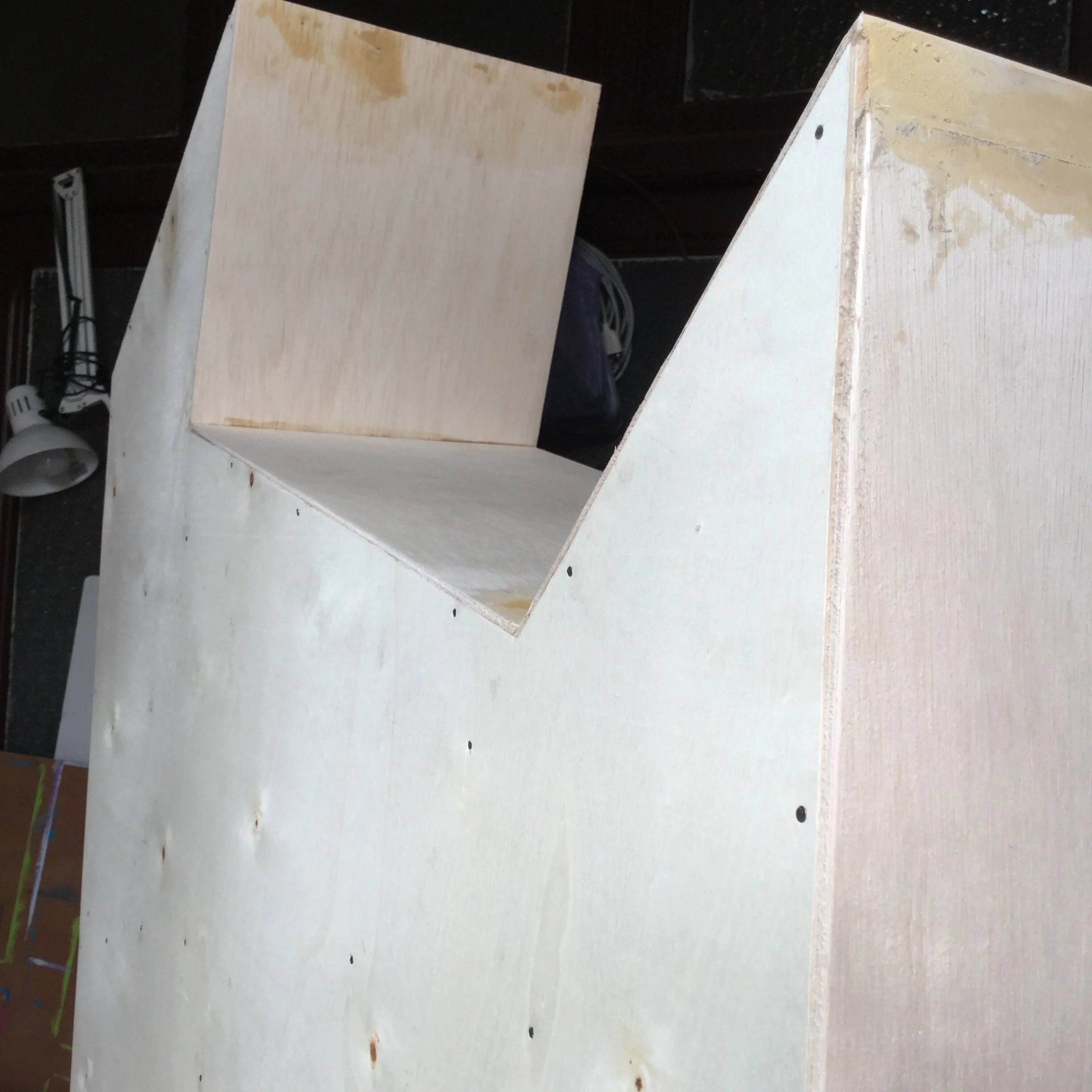 Maisey's Shelf - back, assembled