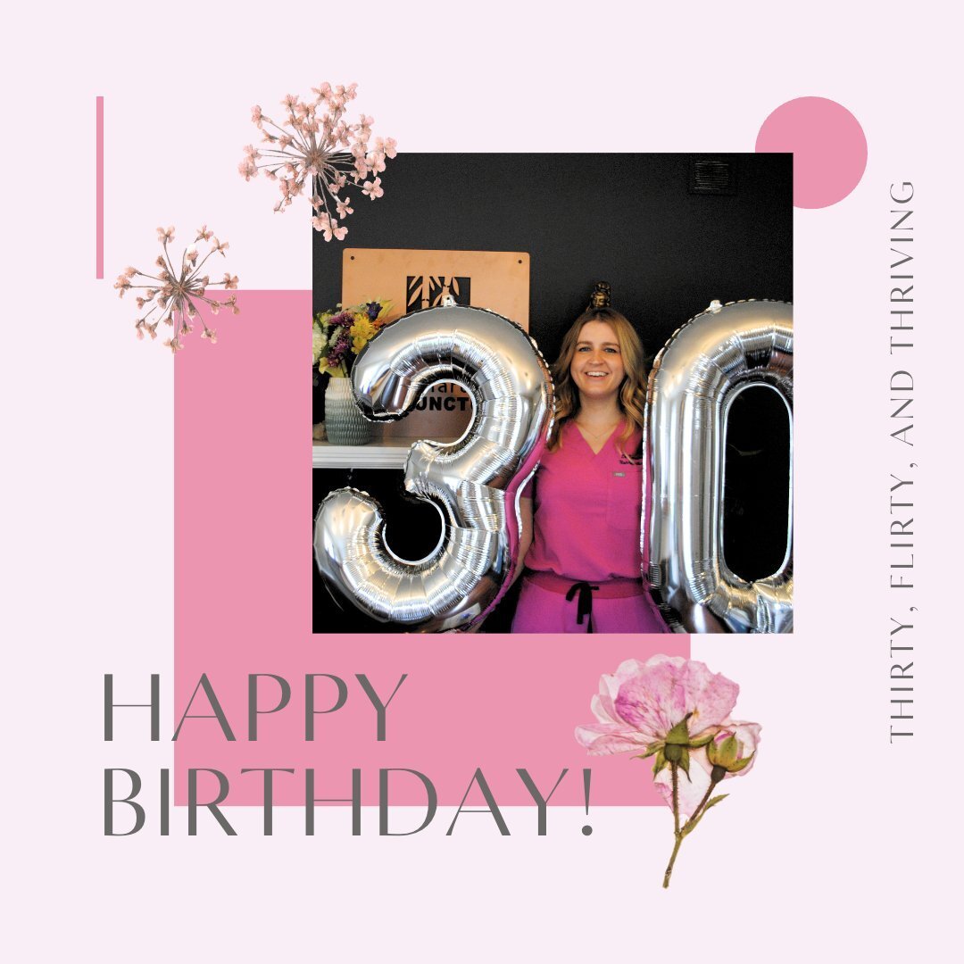 Dr. Karolina Zagaja, our favorite Naturopath 😉 turned 30 yesterday! We celebrated with balloons, flowers and pastries (and some pop rocks for good measure!) 

We hope you will join us in wishing Karolina a healthy and joyous next decade 🎂 Happy Bir