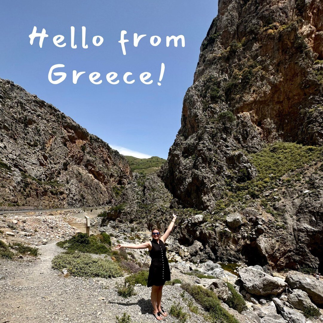 Dr. Zagaja says hi... all the way from Greece! #intouchbutoutofreach

Dr. Zagaja has been enjoying a beautiful European trip with family for the past week and a half, but we miss her! And we're sure you do too. She will be back in town and seeing pat